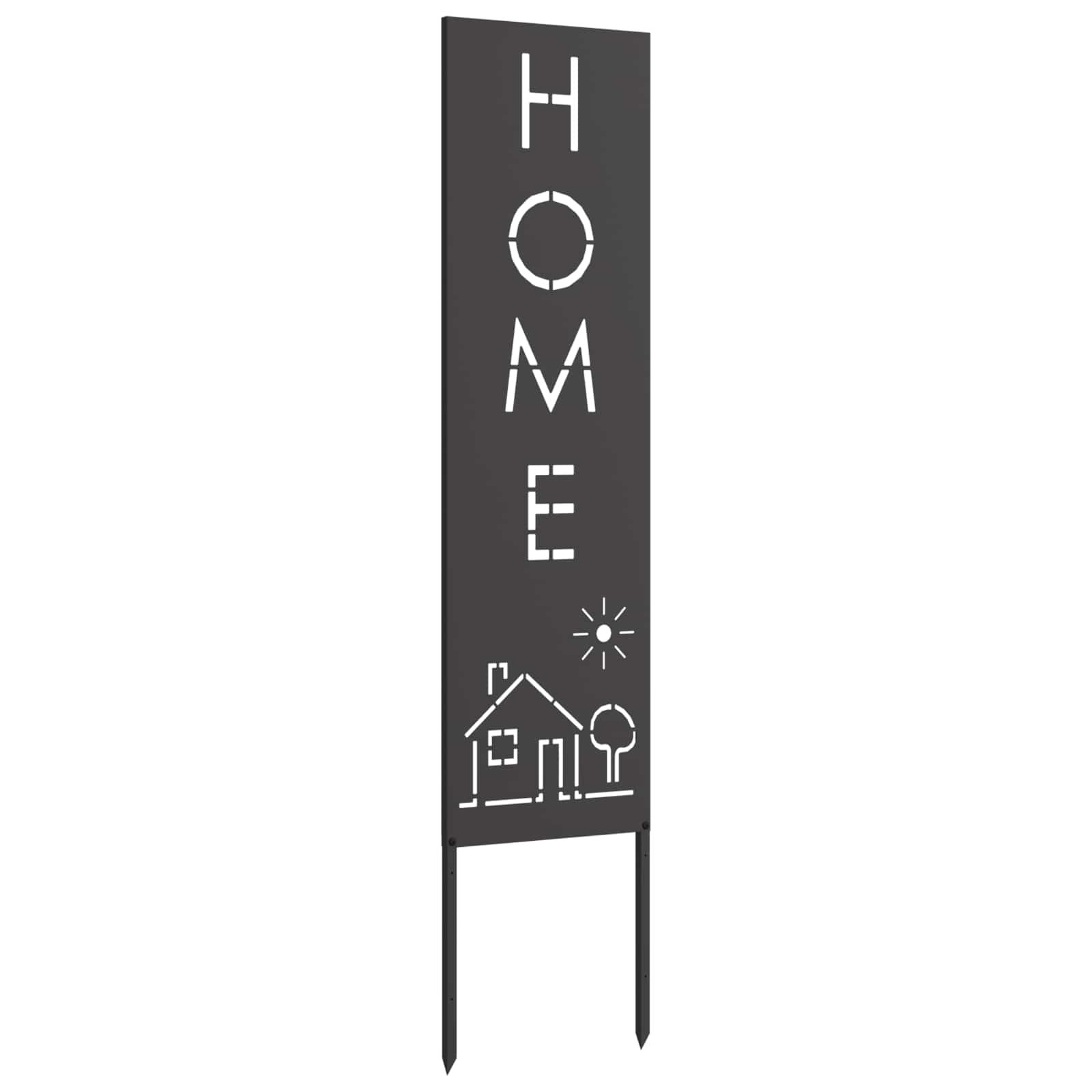 Schermo per privacy in giardino Traforo Nero 32 x 140 cm