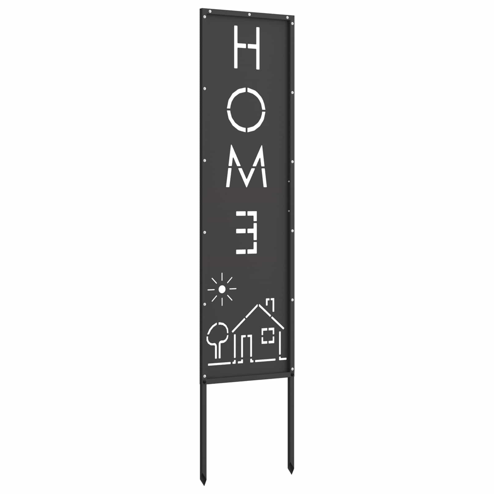 Schermo per privacy in giardino Traforo Nero 32 x 140 cm