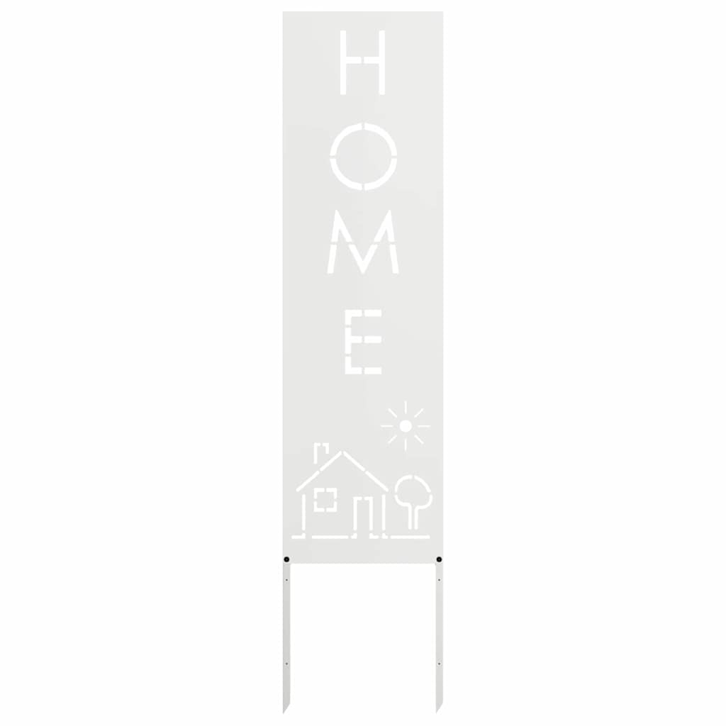 Schermo per privacy in giardino Traforo Bianco 32 x 140 cm