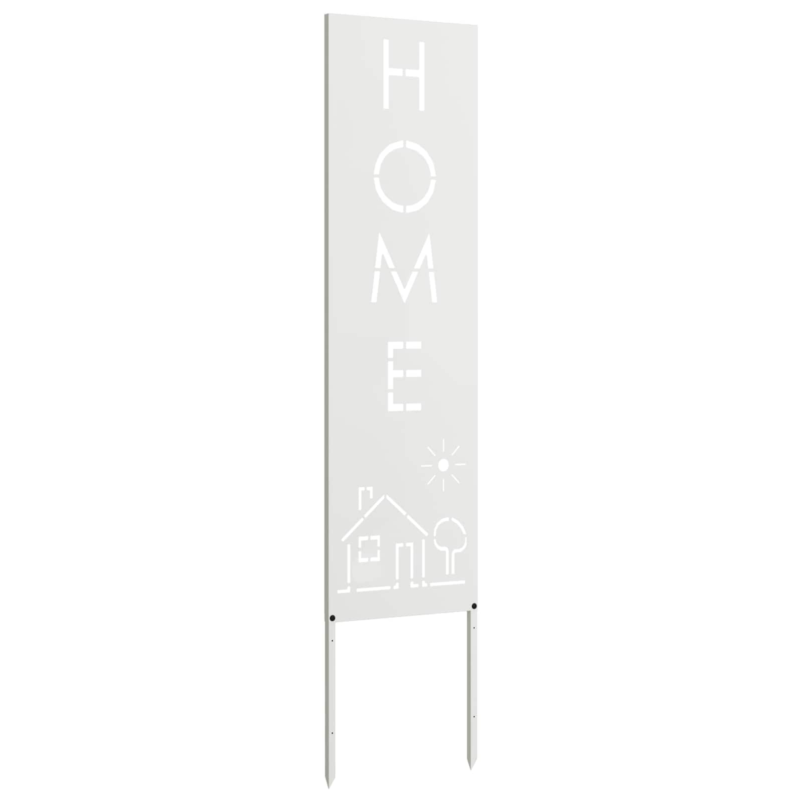 Schermo per privacy in giardino Traforo Bianco 32 x 140 cm