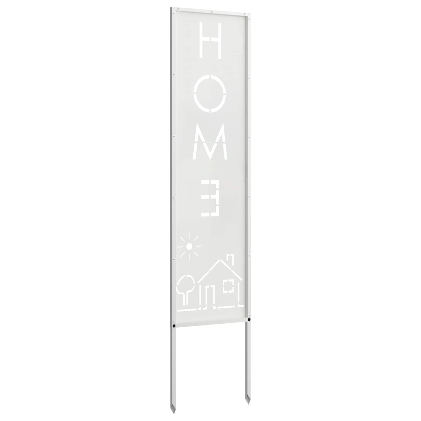 Schermo per privacy in giardino Traforo Bianco 32 x 140 cm