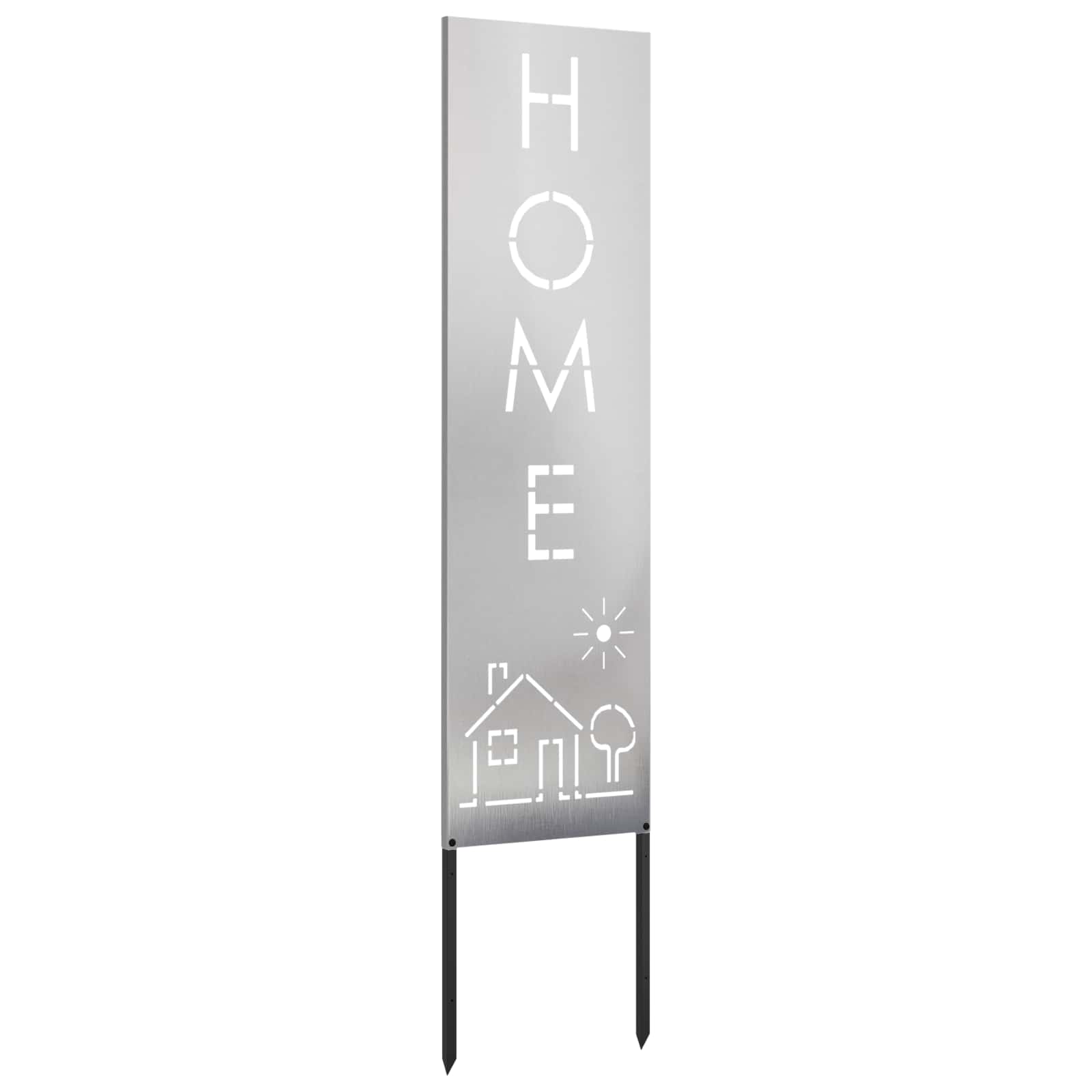 Schermo per privacy in giardino Traforo Argento 32 x 140 cm