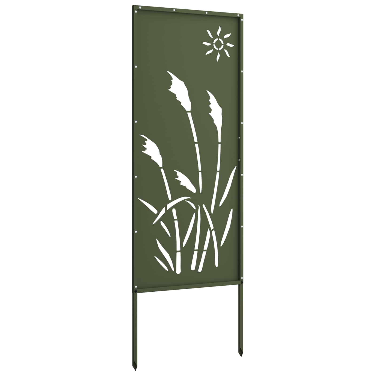 Schermo per privacy in giardino Oliver verde 50 x 140 cm