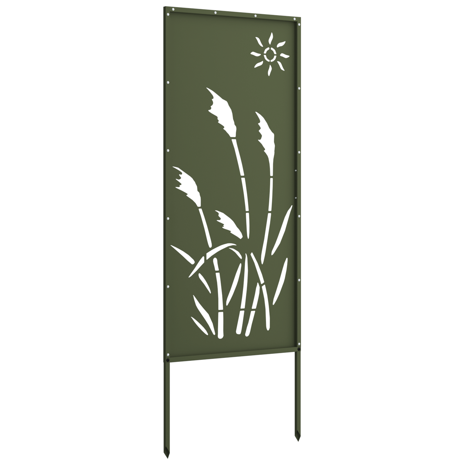 Schermo per privacy in giardino Oliver verde 50 x 140 cm