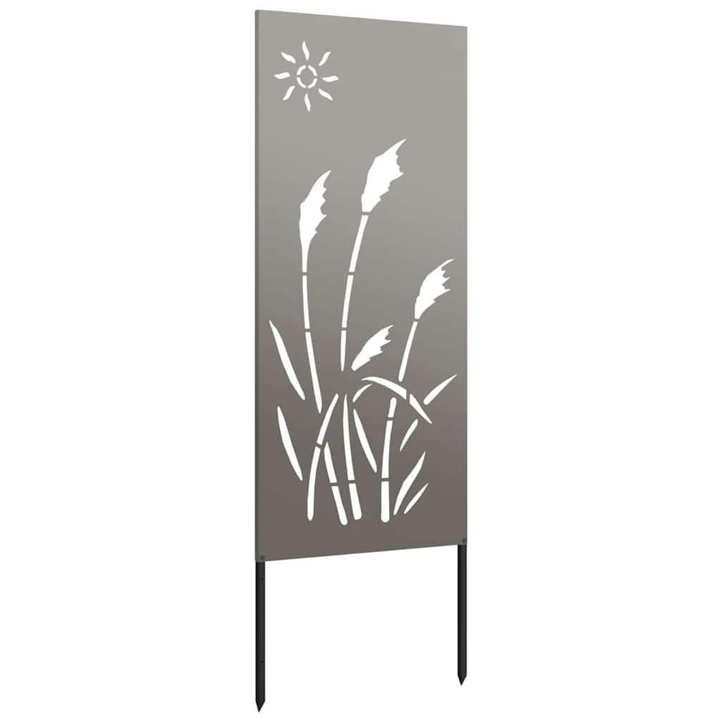 Schermo per privacy in giardino Traforo Ruggine 50 x 140 cm