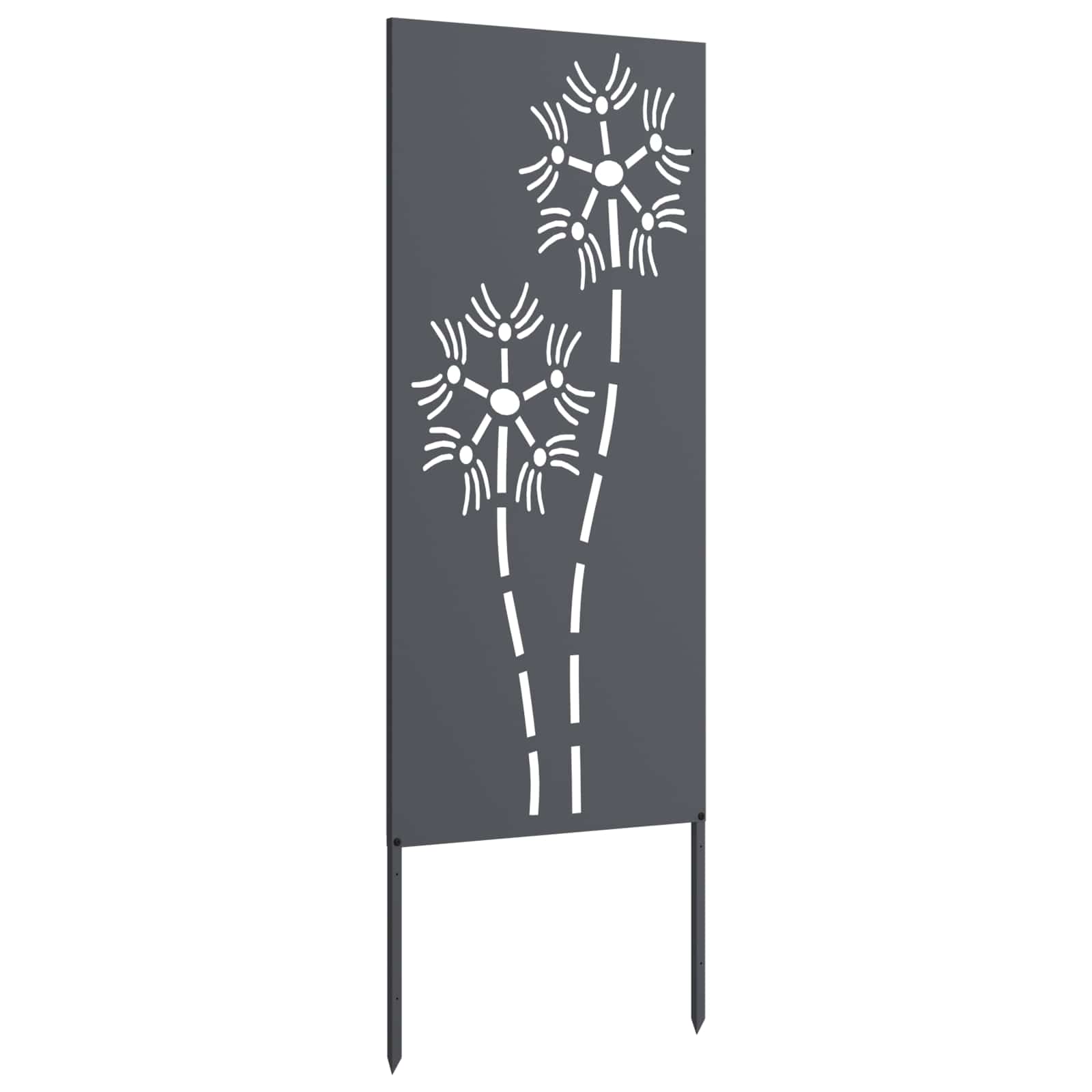 Schermo per privacy in giardino Traforo Antracite 50 x 140 cm