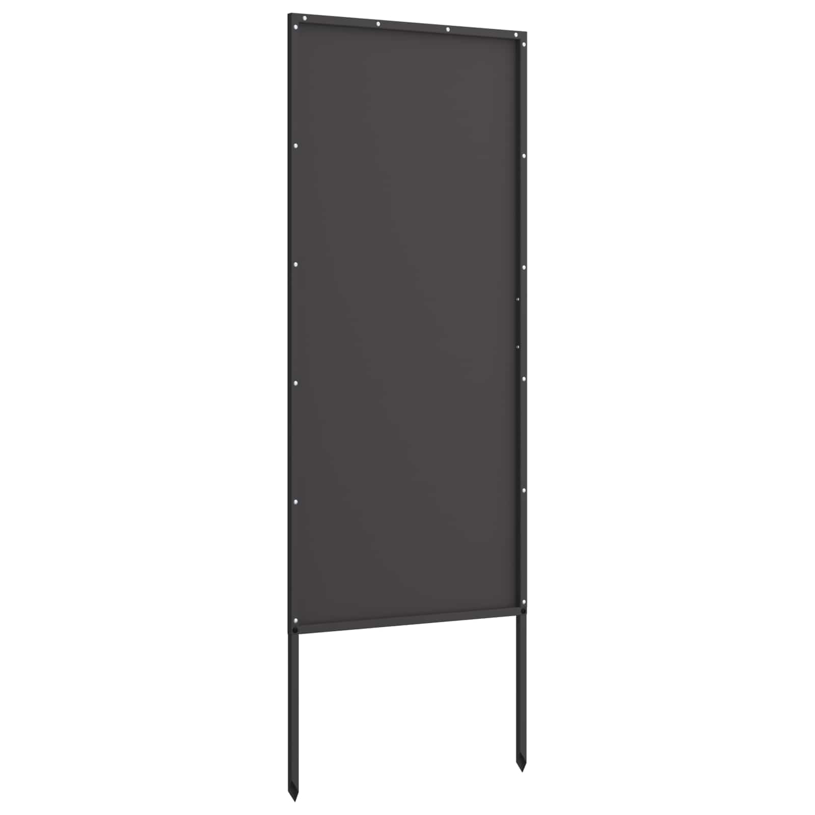 Schermo per privacy in giardino Traforo Nero 50 x 140 cm