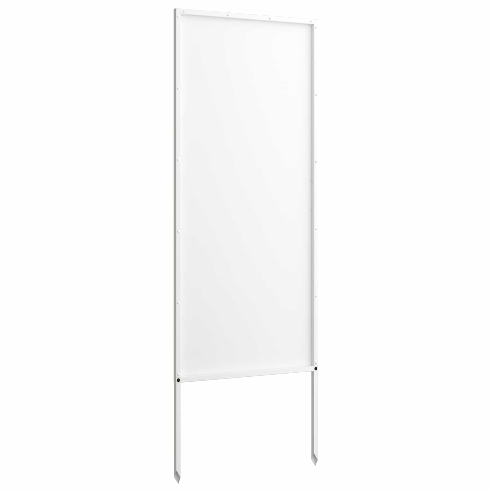 Schermo per privacy in giardino Traforo Bianco 50 x 140 cm