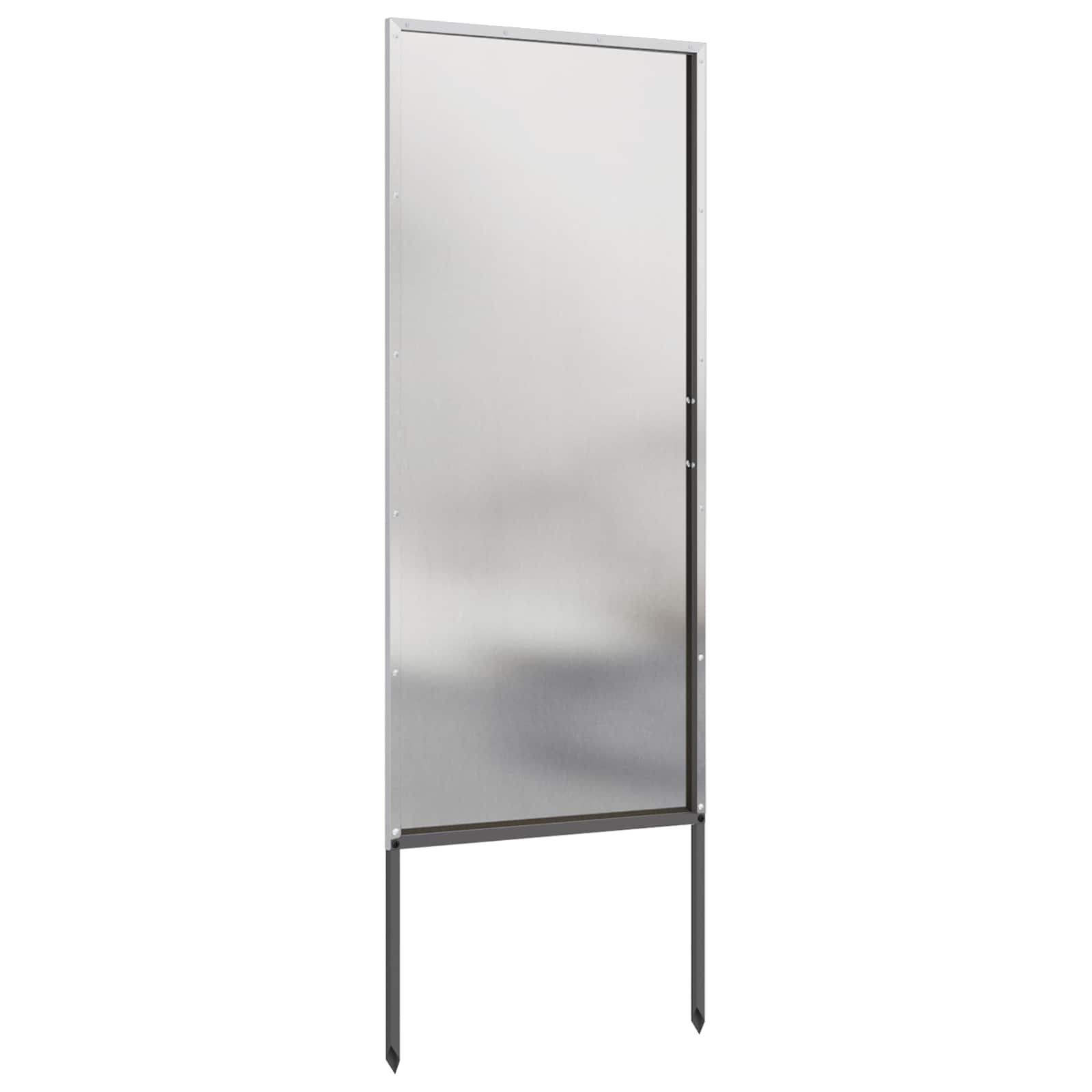 Schermo per privacy in giardino Traforo Argento 50 x 140 cm
