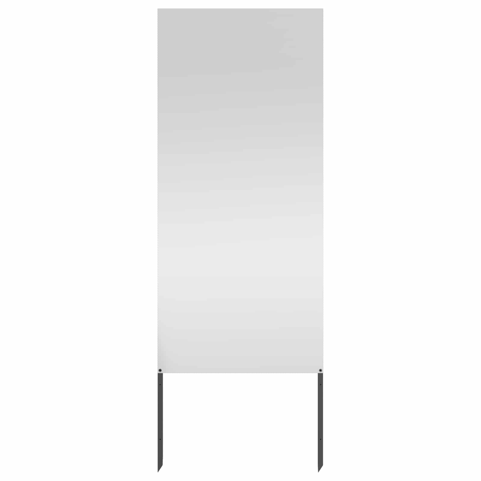 Schermo per privacy in giardino Traforo Argento 50 x 140 cm