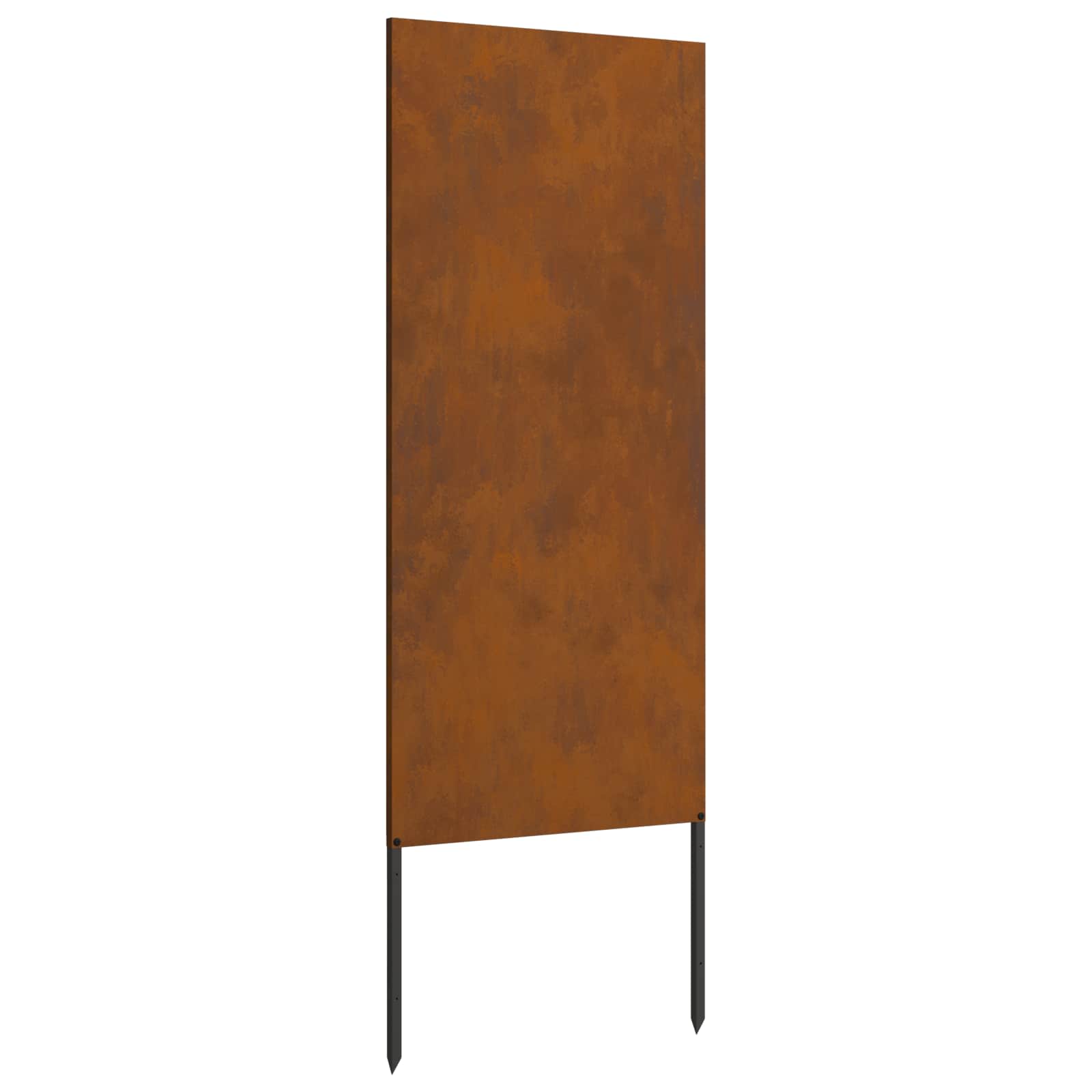 Schermo per privacy in giardino Traforo Ruggine 50 x 140 cm