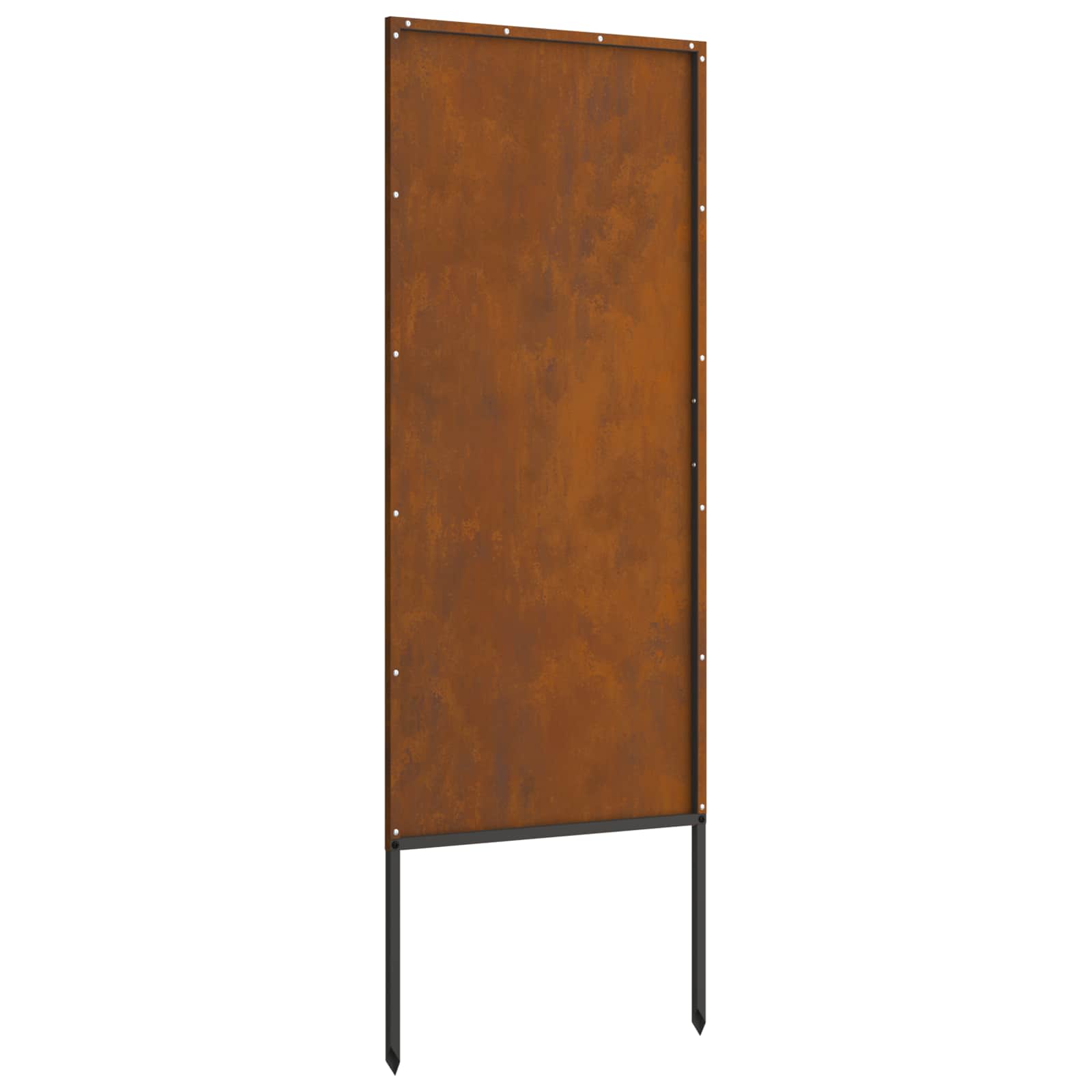 Schermo per privacy in giardino Traforo Ruggine 50 x 140 cm