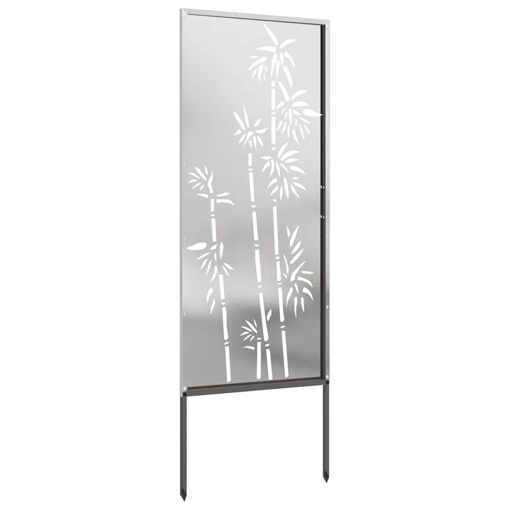 Schermo per privacy in giardino Floreale Argento 50 x 140 cm