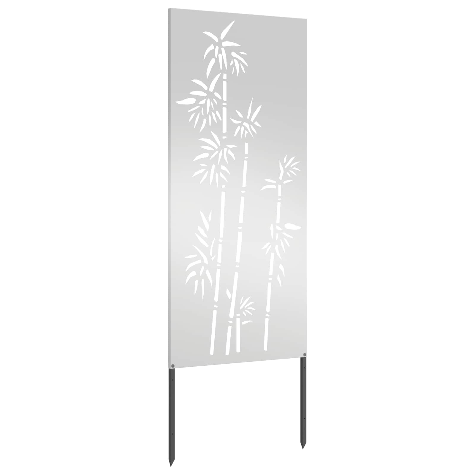 Schermo per privacy in giardino Floreale Argento 50 x 140 cm