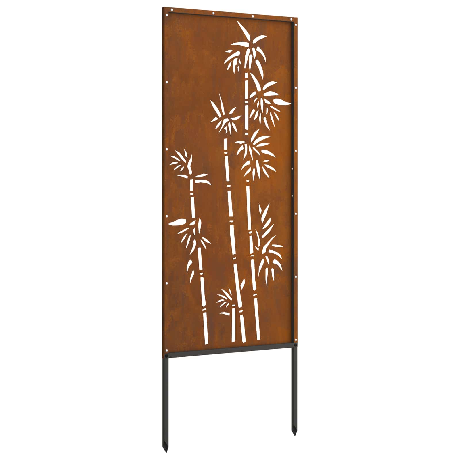 Schermo per privacy in giardino Floreale Ruggine 50 x 140 cm