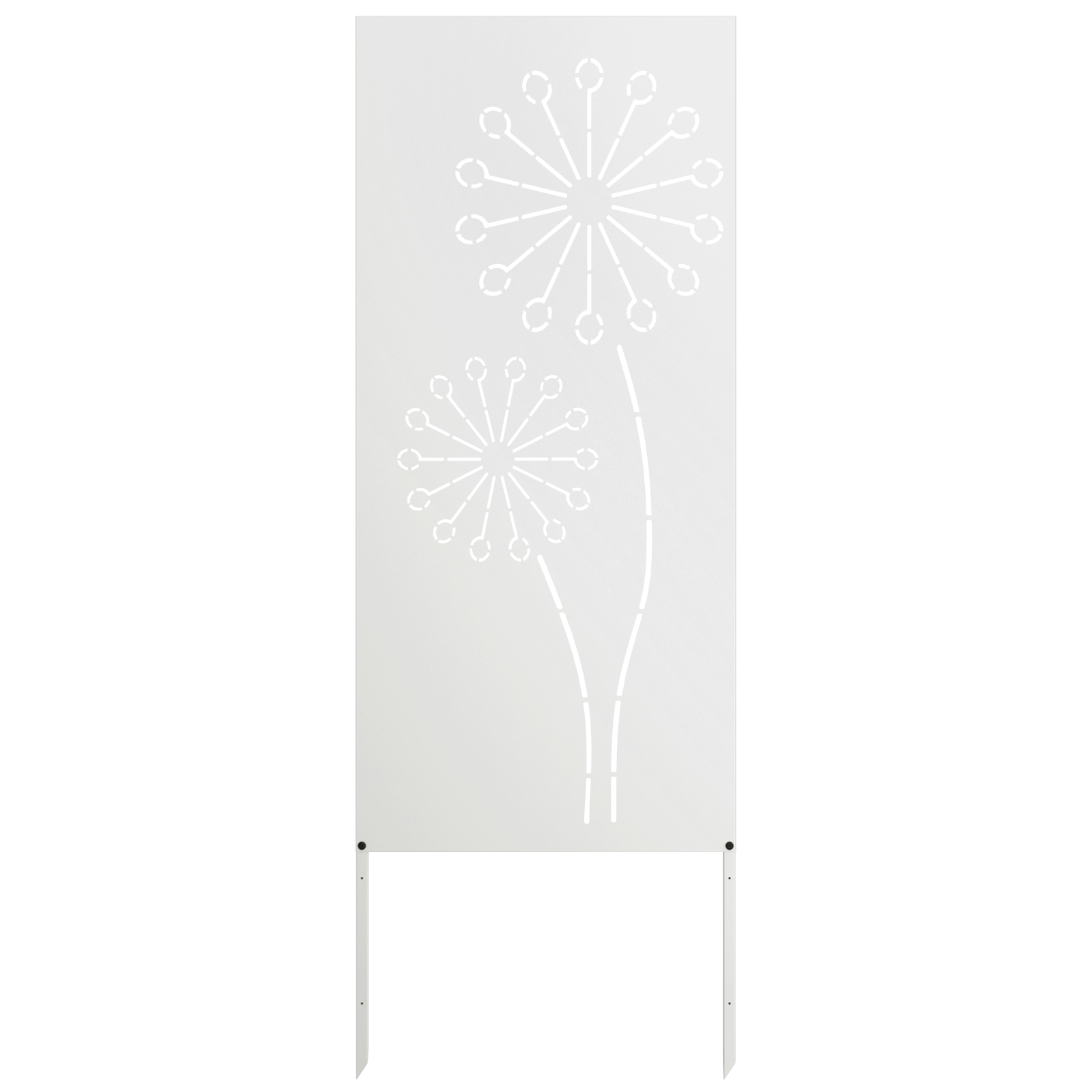 Schermo per privacy in giardino Traforo Bianco 50 x 140 cm