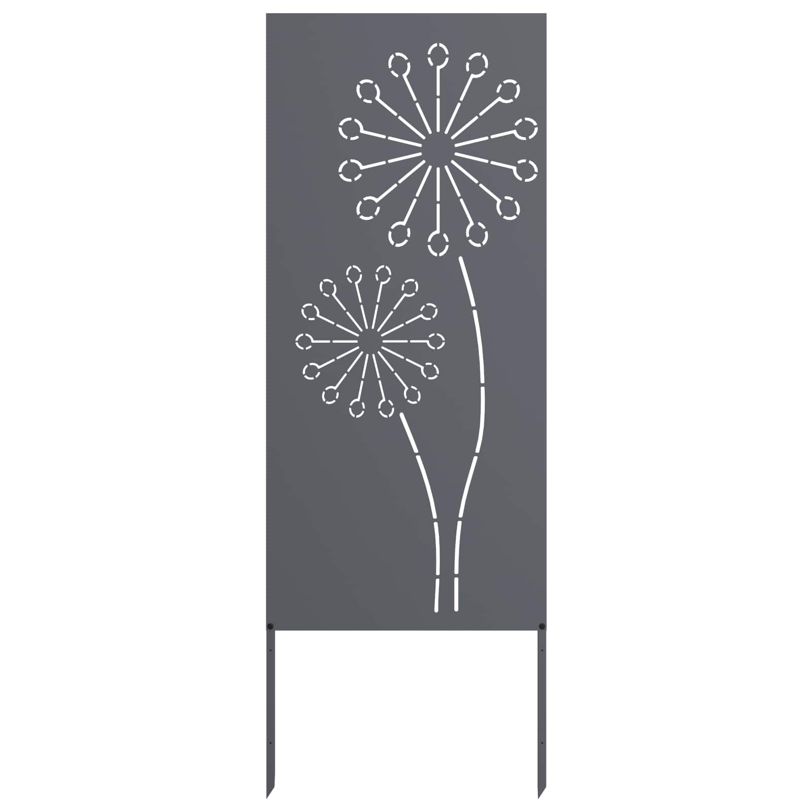 Schermo per privacy in giardino Traforo Antracite 50 x 140 cm