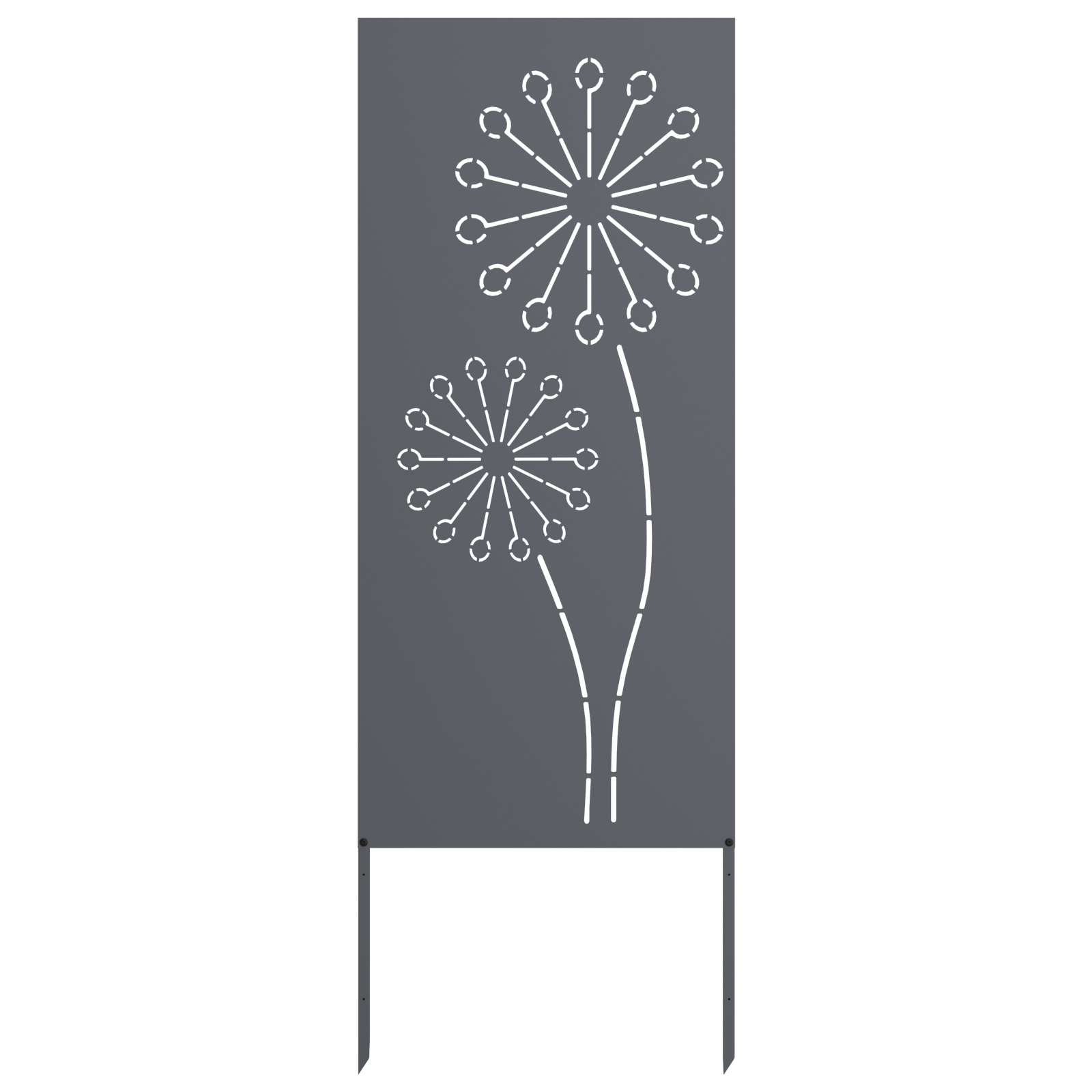 Schermo per privacy in giardino Traforo Antracite 50 x 140 cm