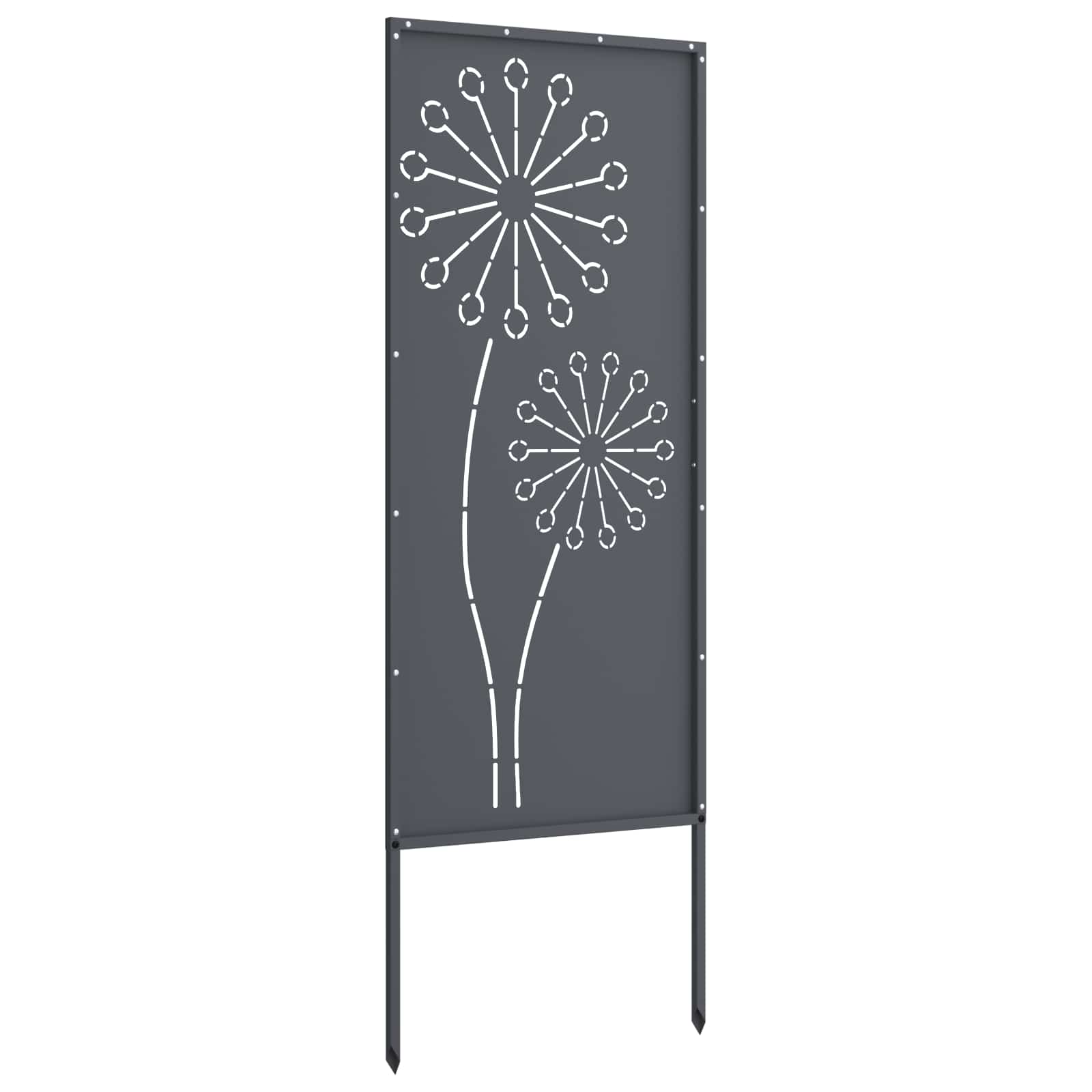 Schermo per privacy in giardino Traforo Antracite 50 x 140 cm
