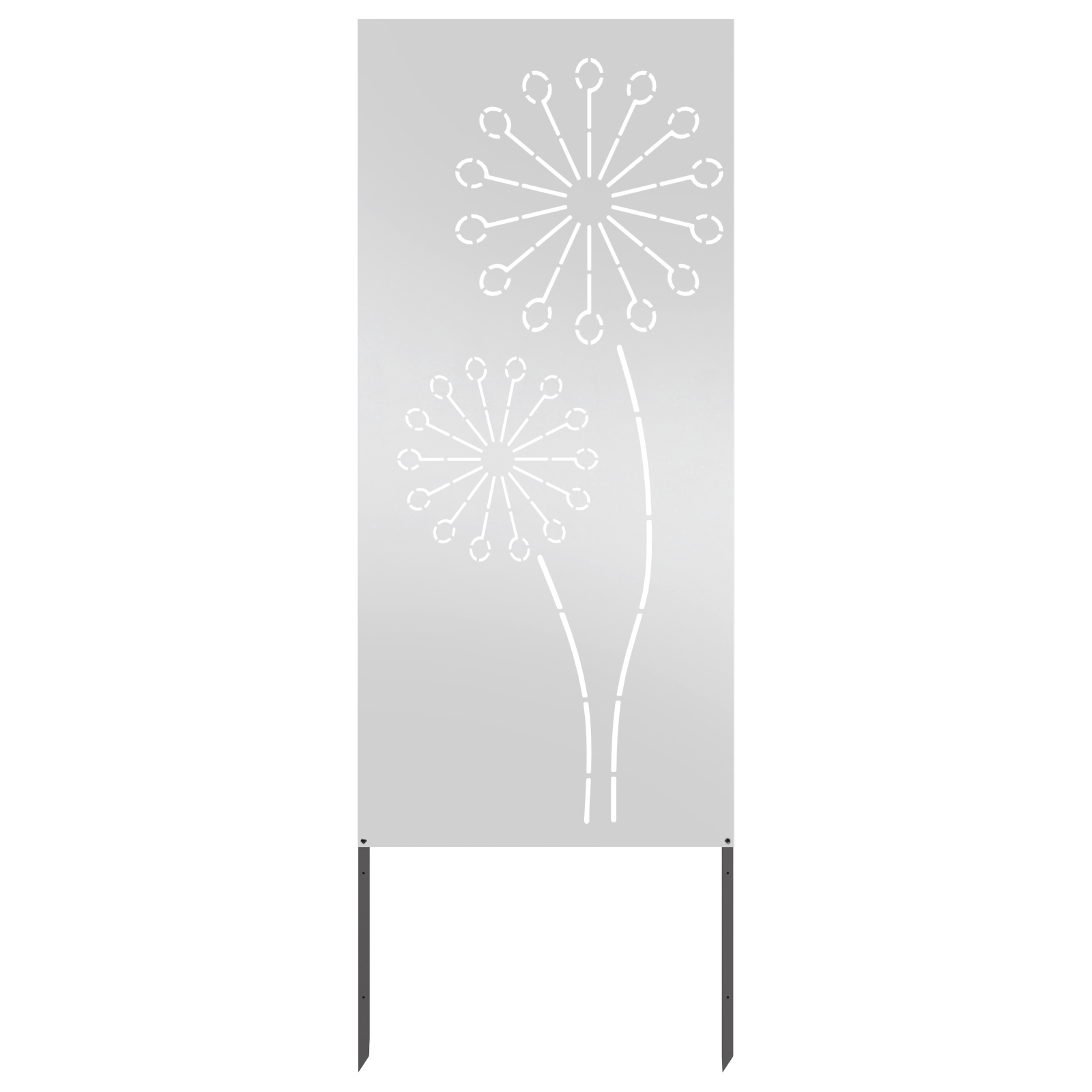 Schermo per privacy in giardino Traforo Argento 50 x 140 cm