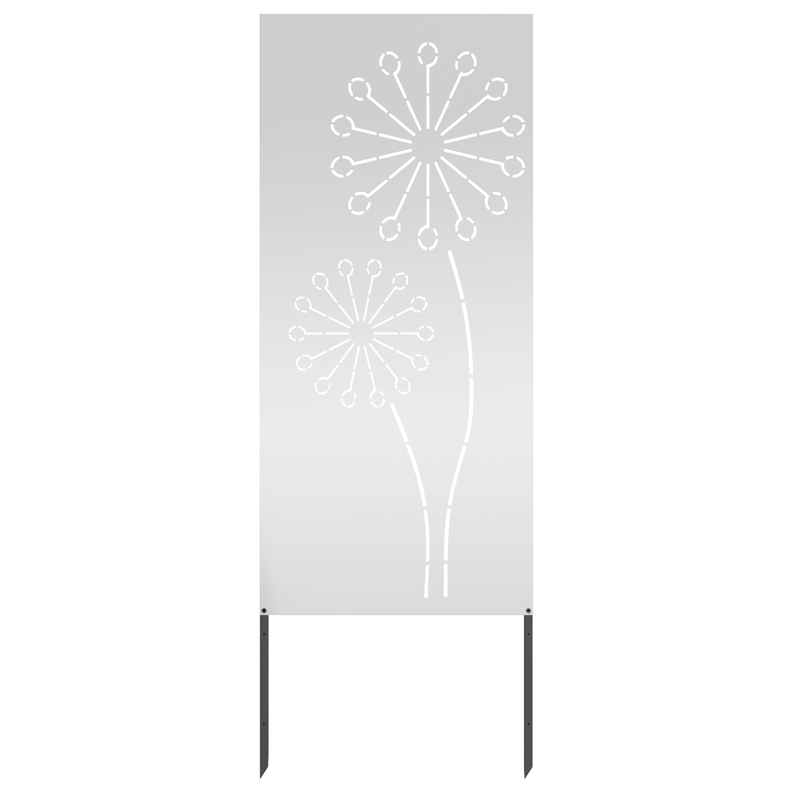 Schermo per privacy in giardino Traforo Argento 50 x 140 cm