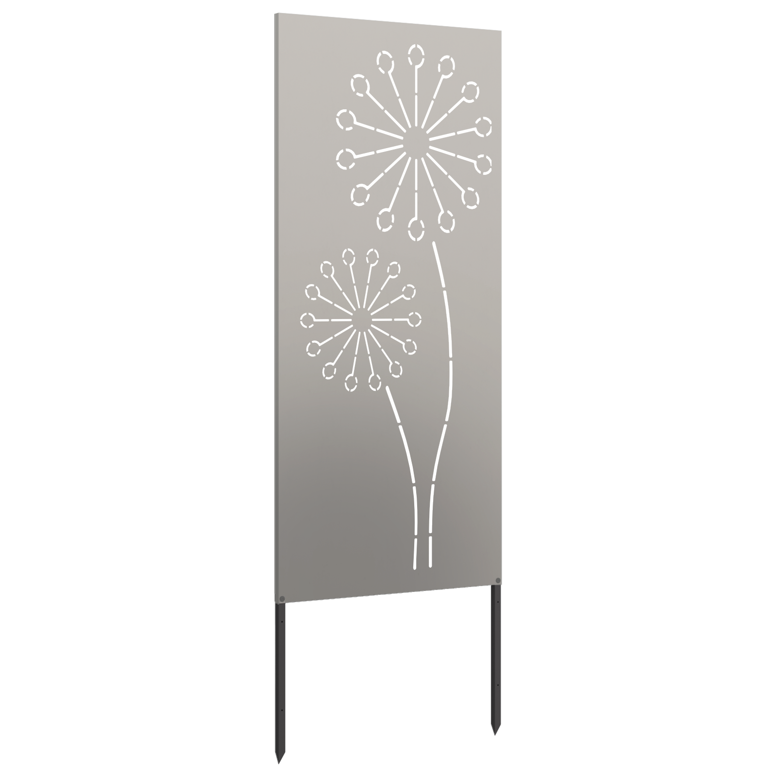 Schermo per privacy in giardino Traforo Ruggine 50 x 140 cm