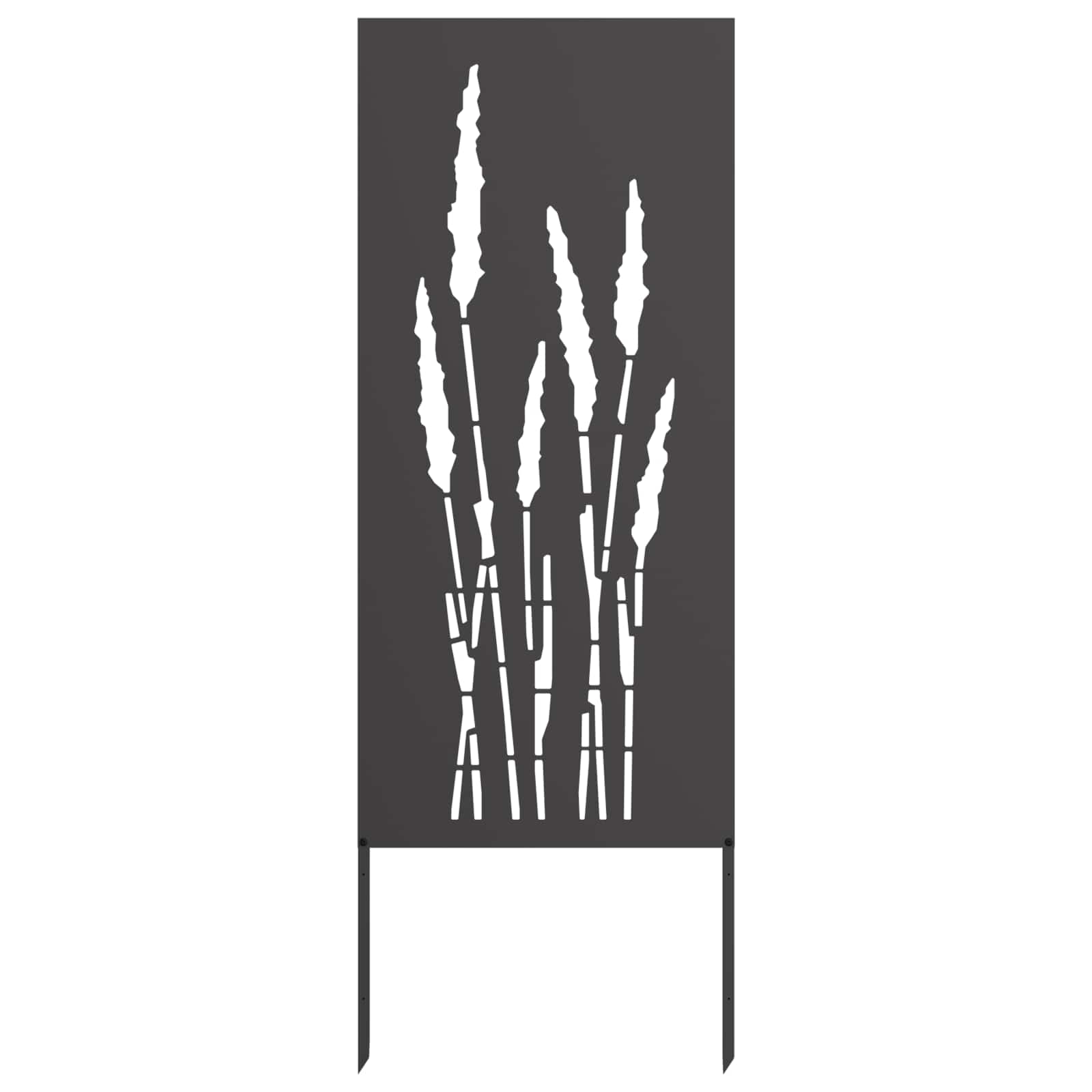 Schermo per privacy in giardino Floreale Nero 50 x 140 cm