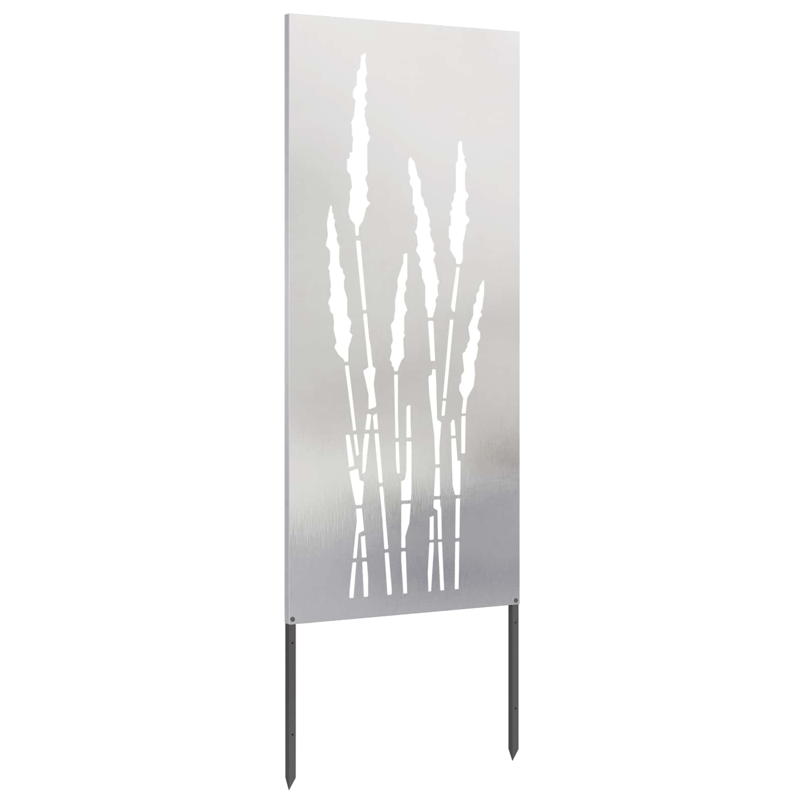 Schermo per privacy in giardino Floreale Argento 50 x 140 cm