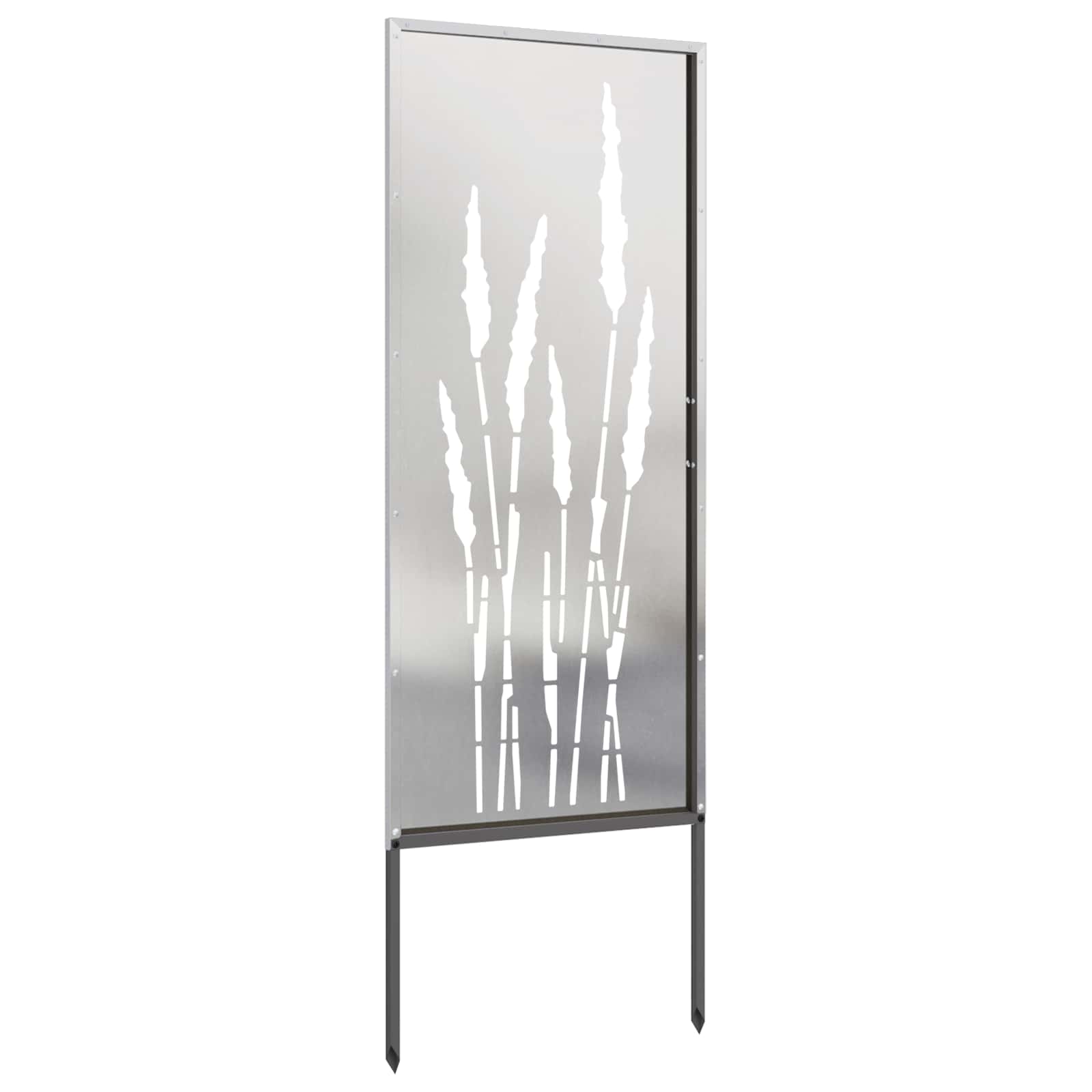 Schermo per privacy in giardino Floreale Argento 50 x 140 cm