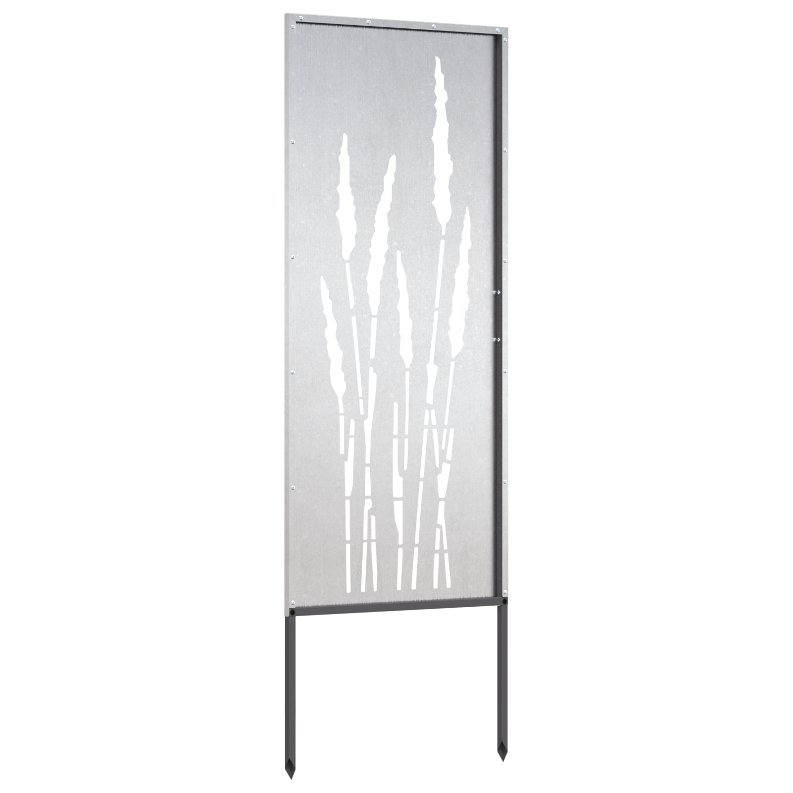 Schermo per privacy in giardino Floreale Argento 50 x 140 cm
