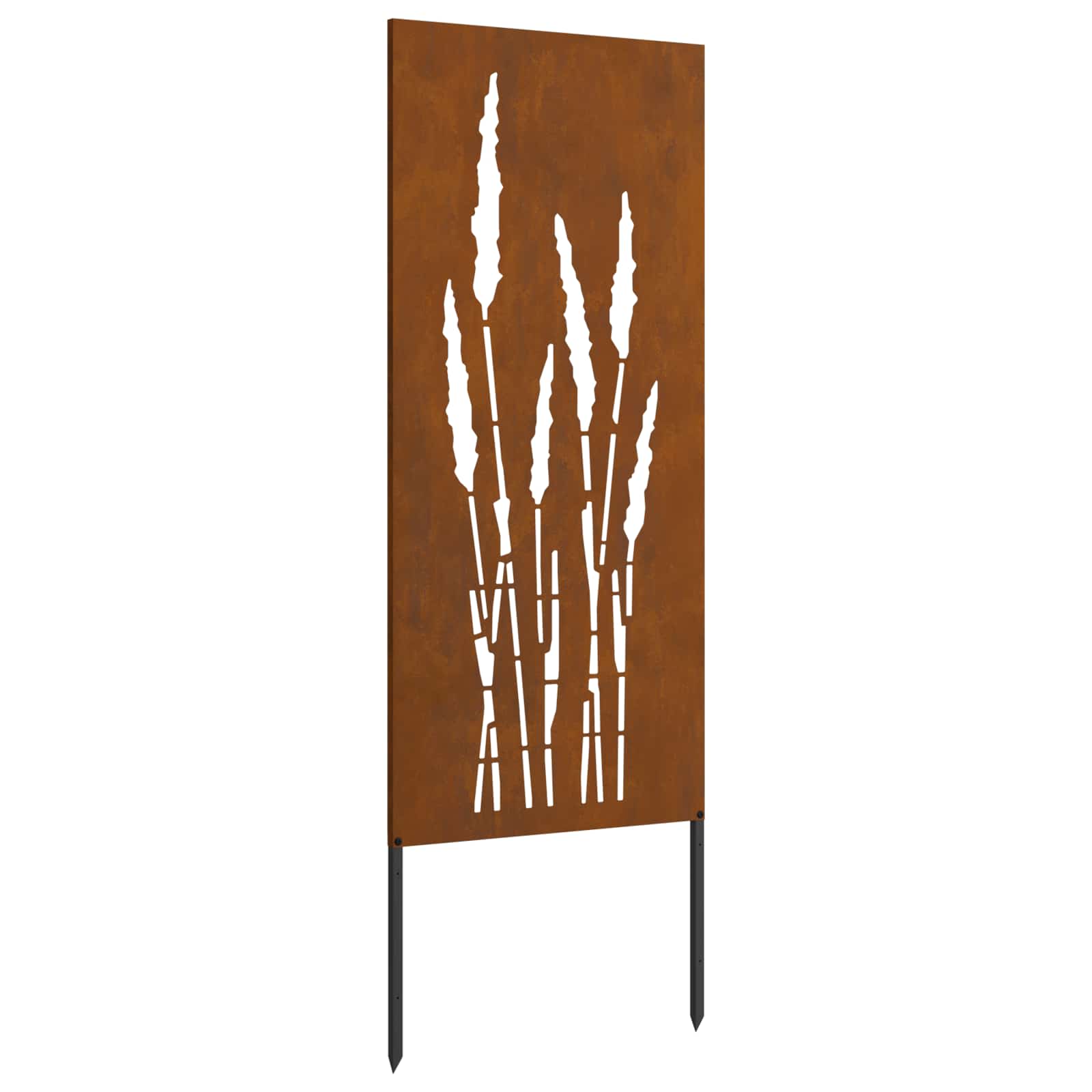 Schermo per privacy in giardino Floreale Ruggine 50 x 140 cm