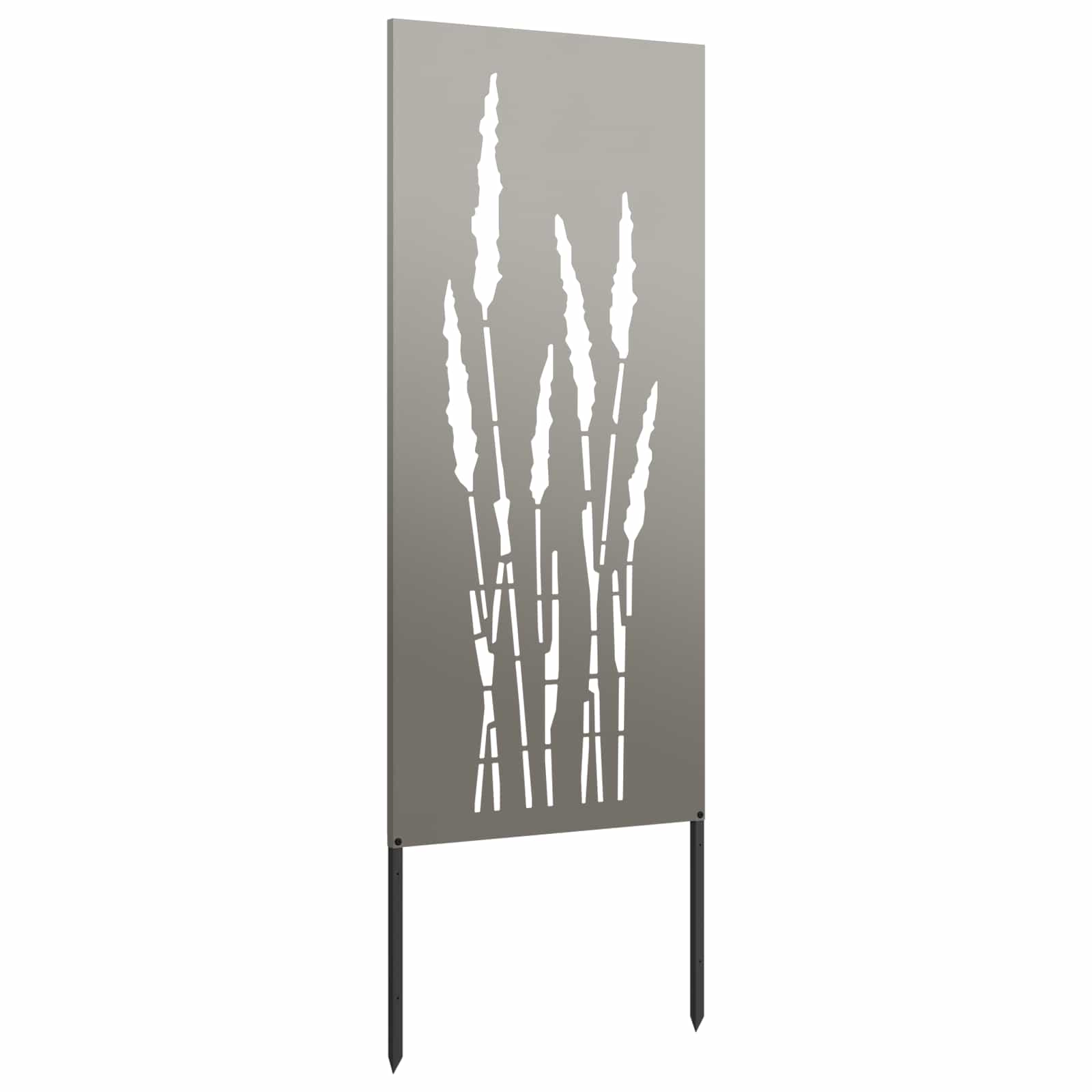 Schermo per privacy in giardino Floreale Ruggine 50 x 140 cm