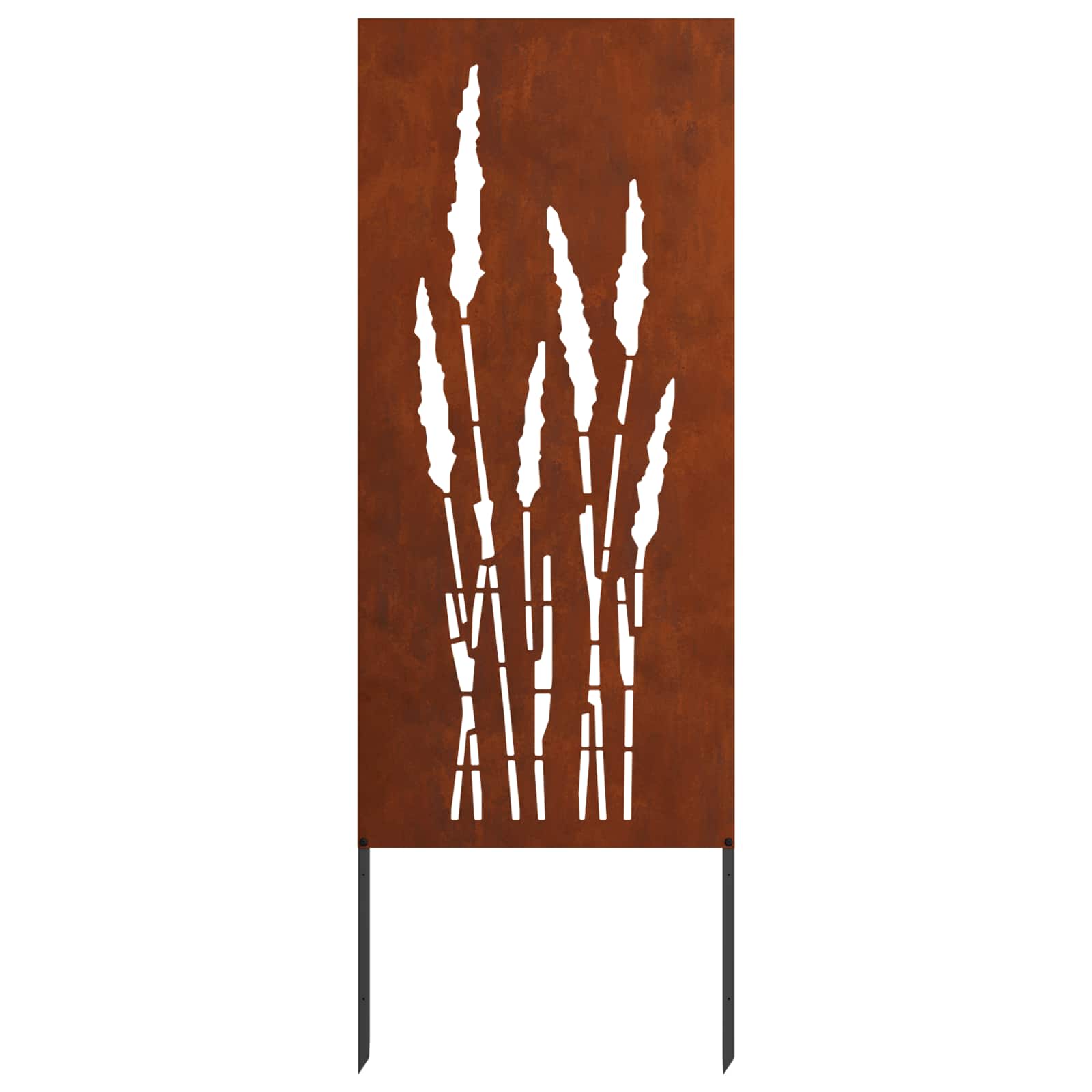 Schermo per privacy in giardino Floreale Ruggine 50 x 140 cm