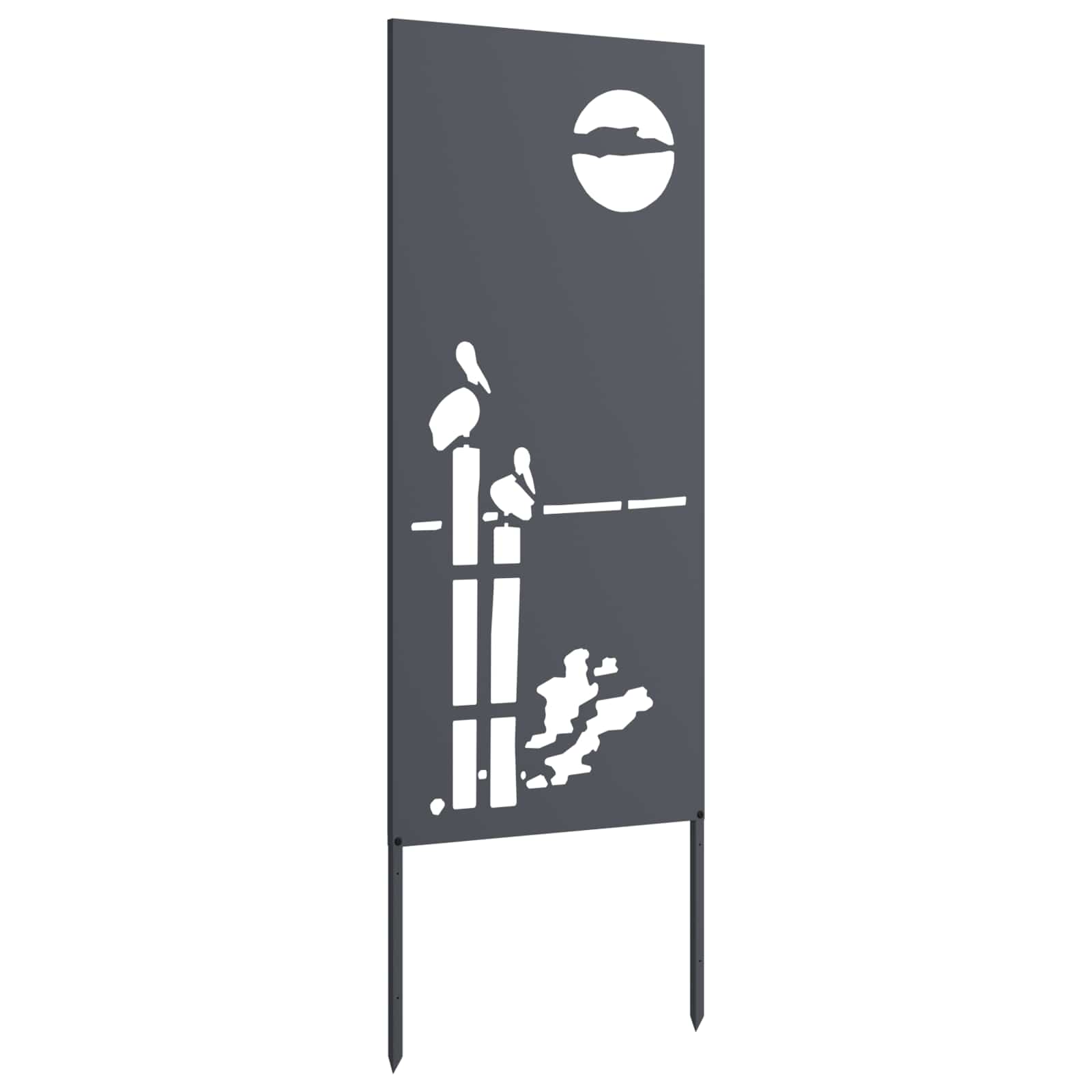 Schermo per privacy in giardino Traforo Antracite 50 x 140 cm