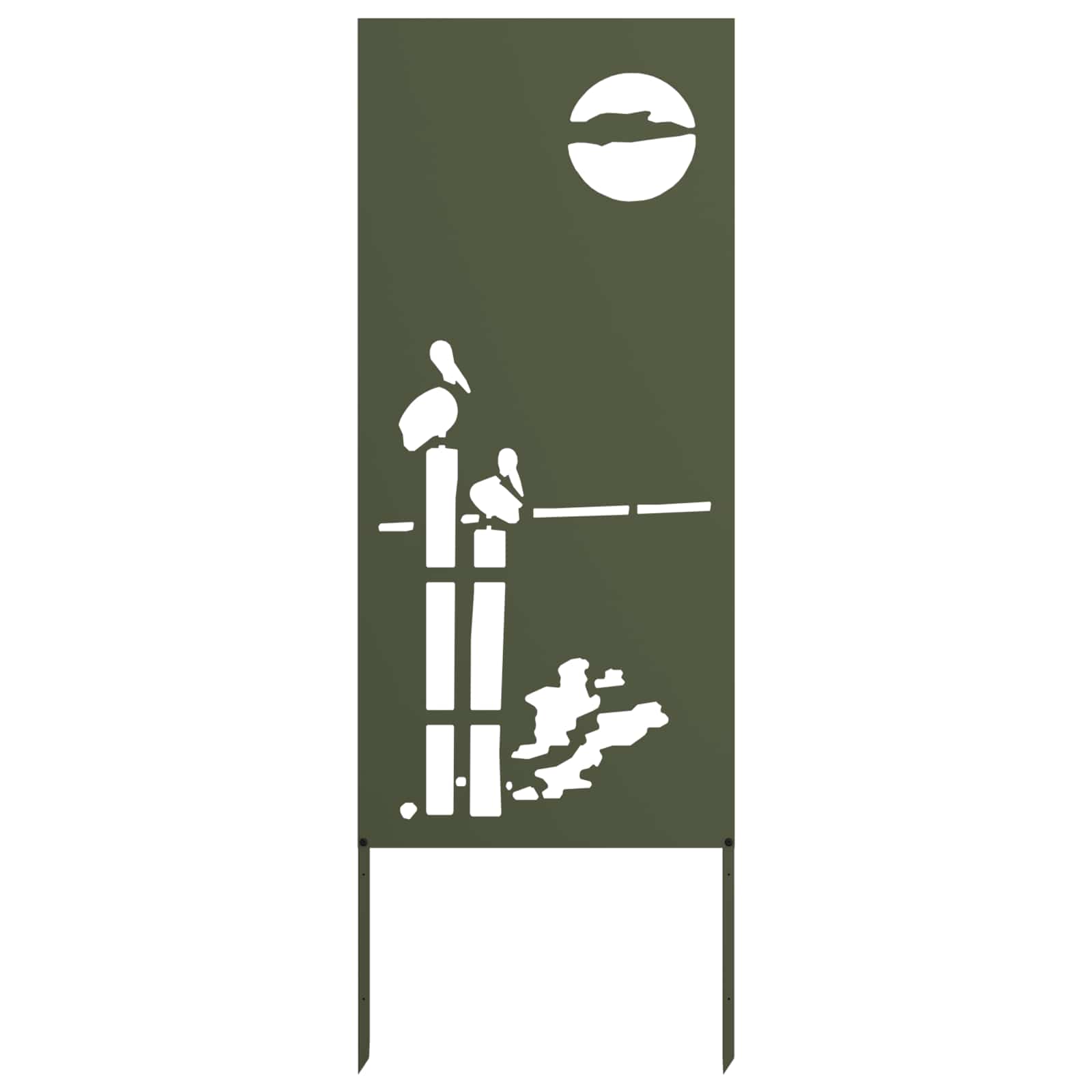 Schermo per privacy in giardino Oliver verde 50 x 140 cm