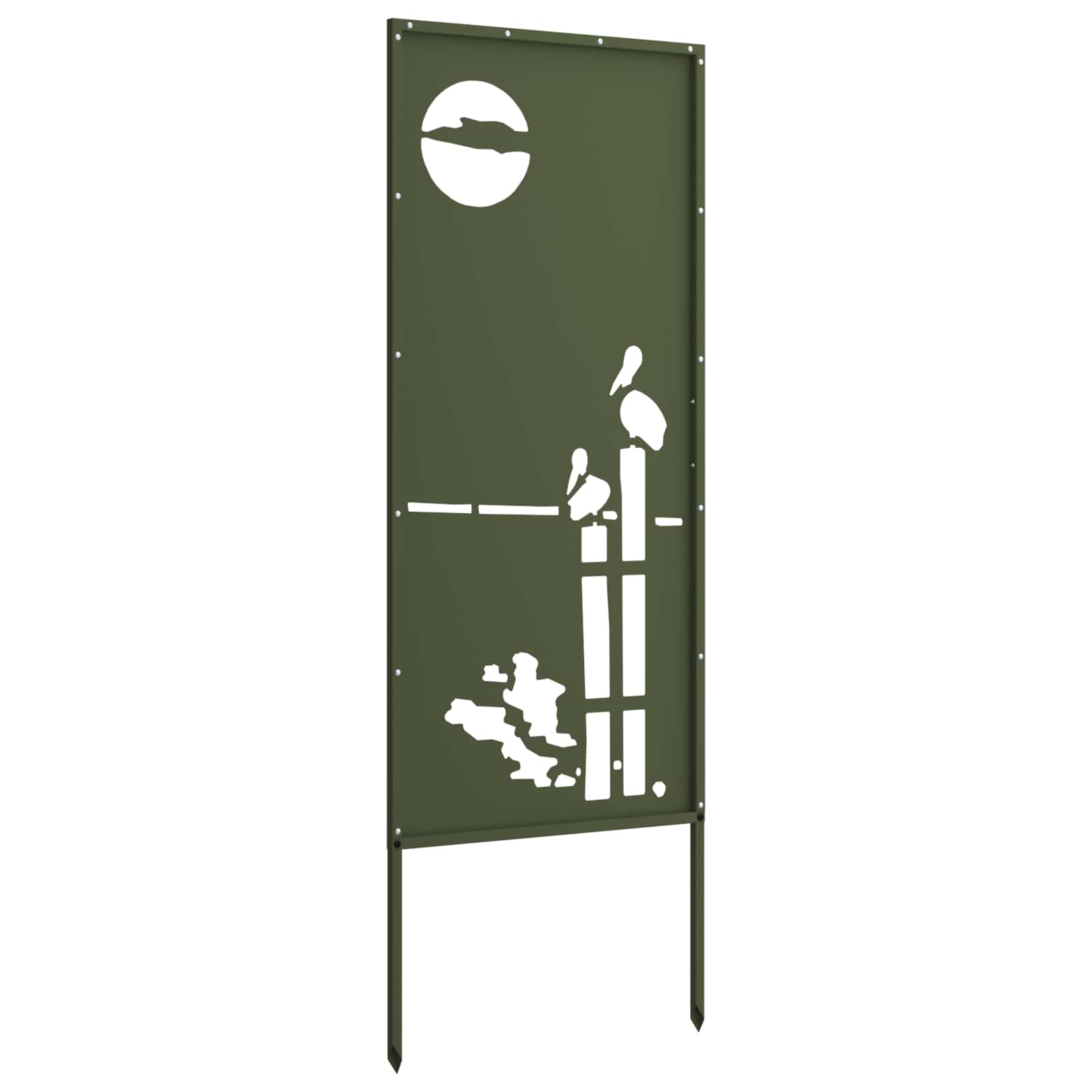 Schermo per privacy in giardino Oliver verde 50 x 140 cm