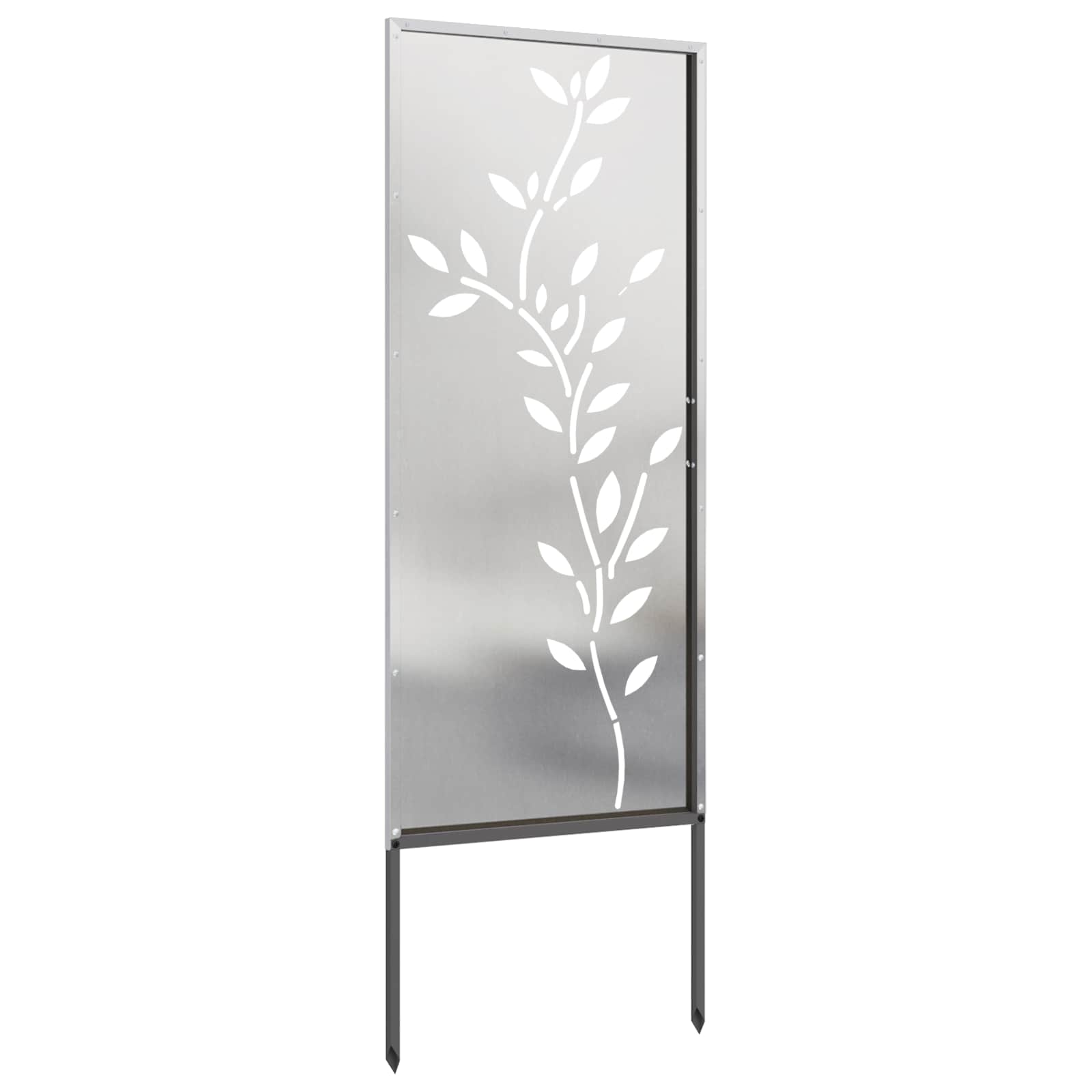 Schermo per privacy in giardino Floreale Argento 50 x 140 cm
