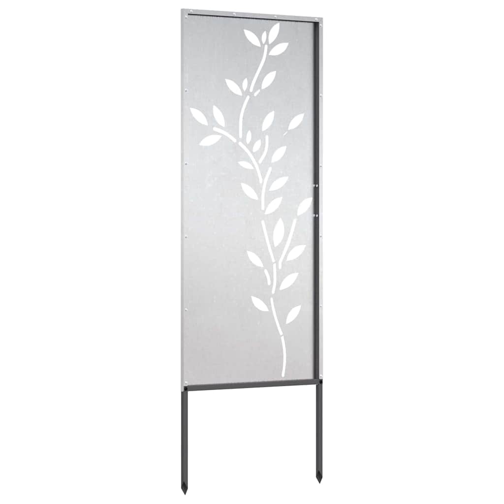 Schermo per privacy in giardino Floreale Argento 50 x 140 cm