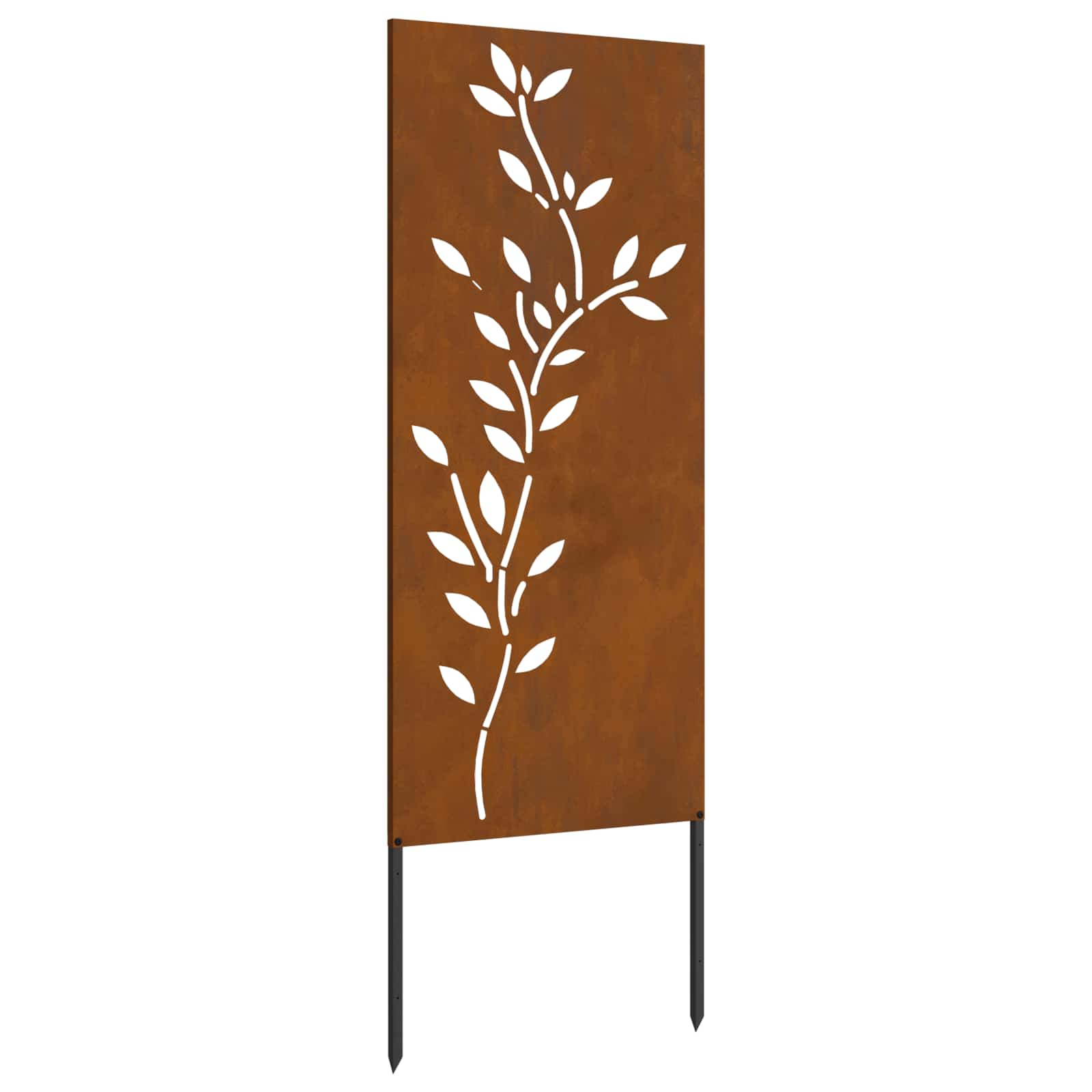 Schermo per privacy in giardino Floreale Ruggine 50 x 140 cm