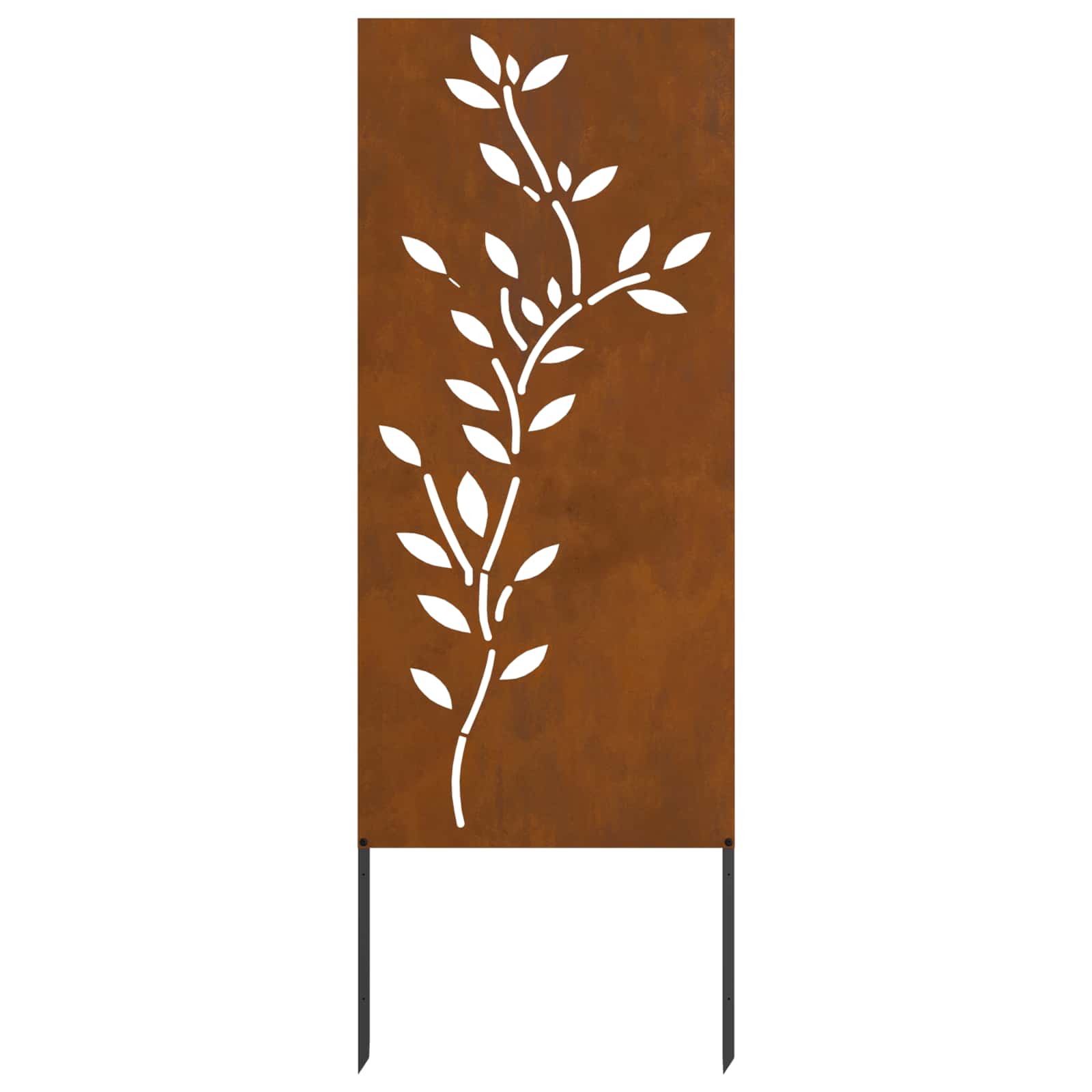 Schermo per privacy in giardino Floreale Ruggine 50 x 140 cm