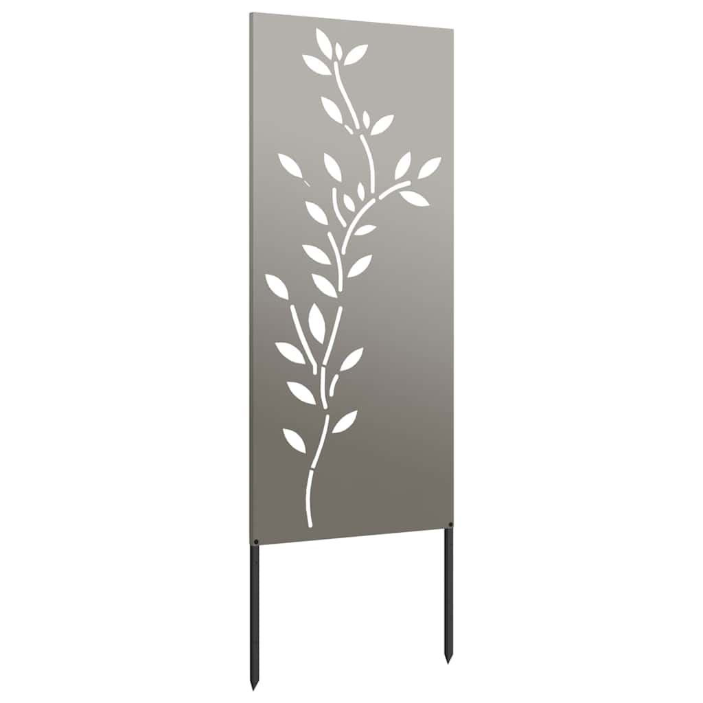 Schermo per privacy in giardino Floreale Ruggine 50 x 140 cm