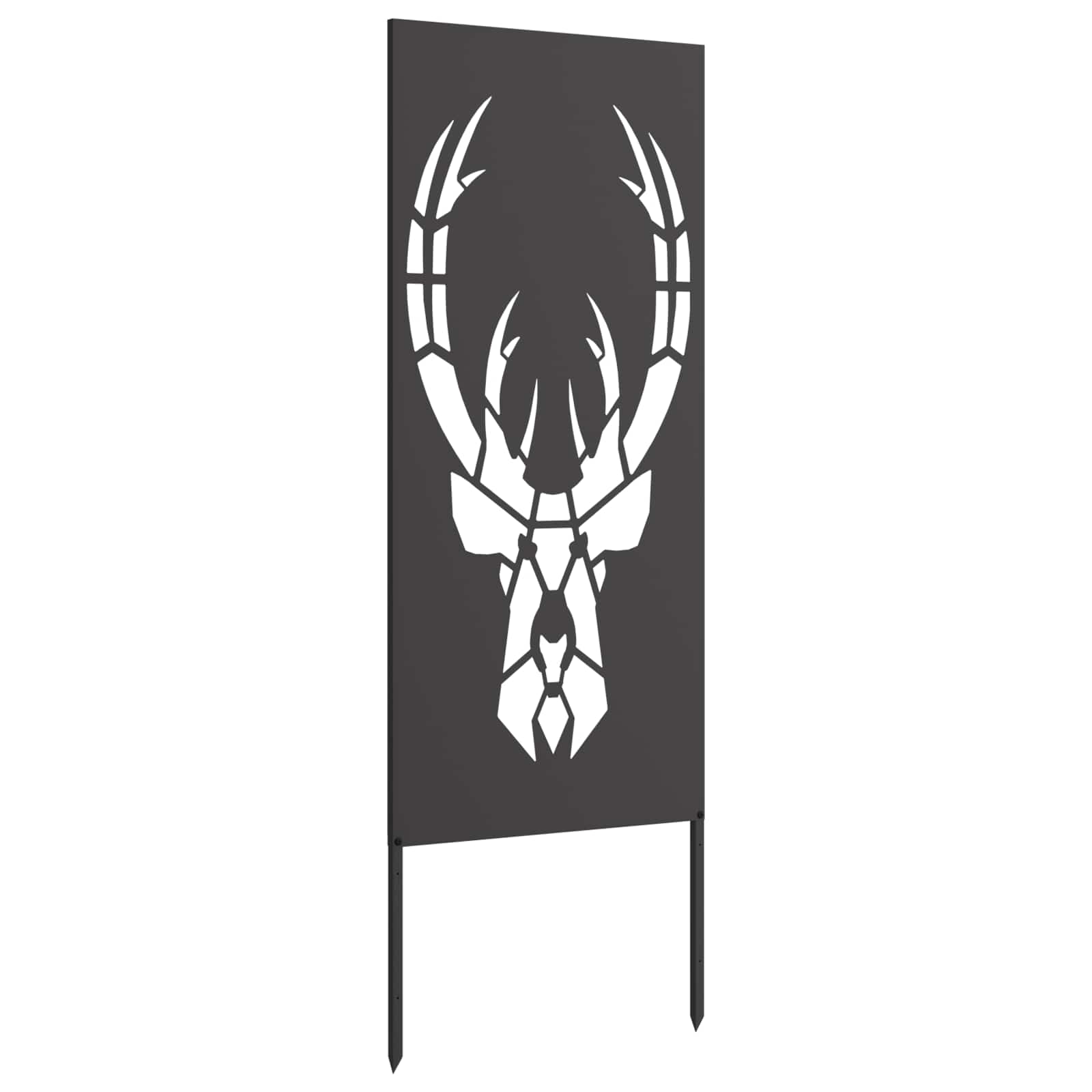 Schermo per privacy in giardino Stampa animale Nero 50 x 140 cm