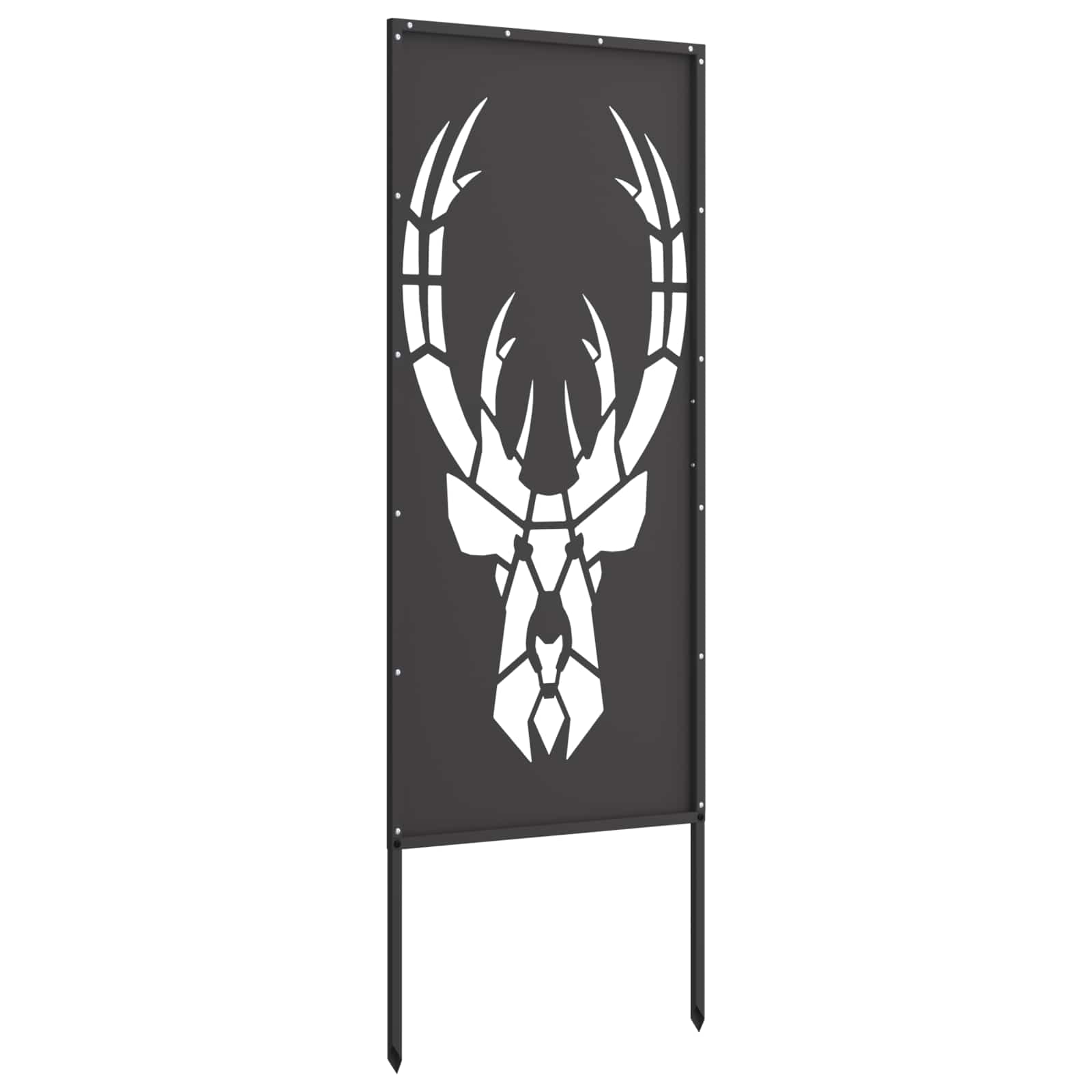 Schermo per privacy in giardino Stampa animale Nero 50 x 140 cm