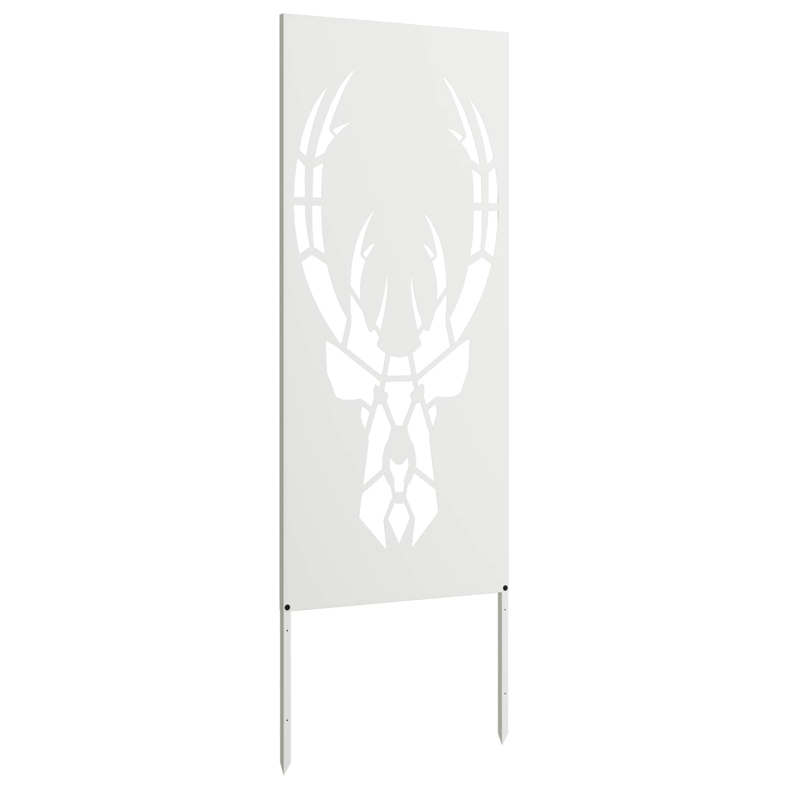 Schermo per privacy in giardino Bianco 50 x 140 cm
