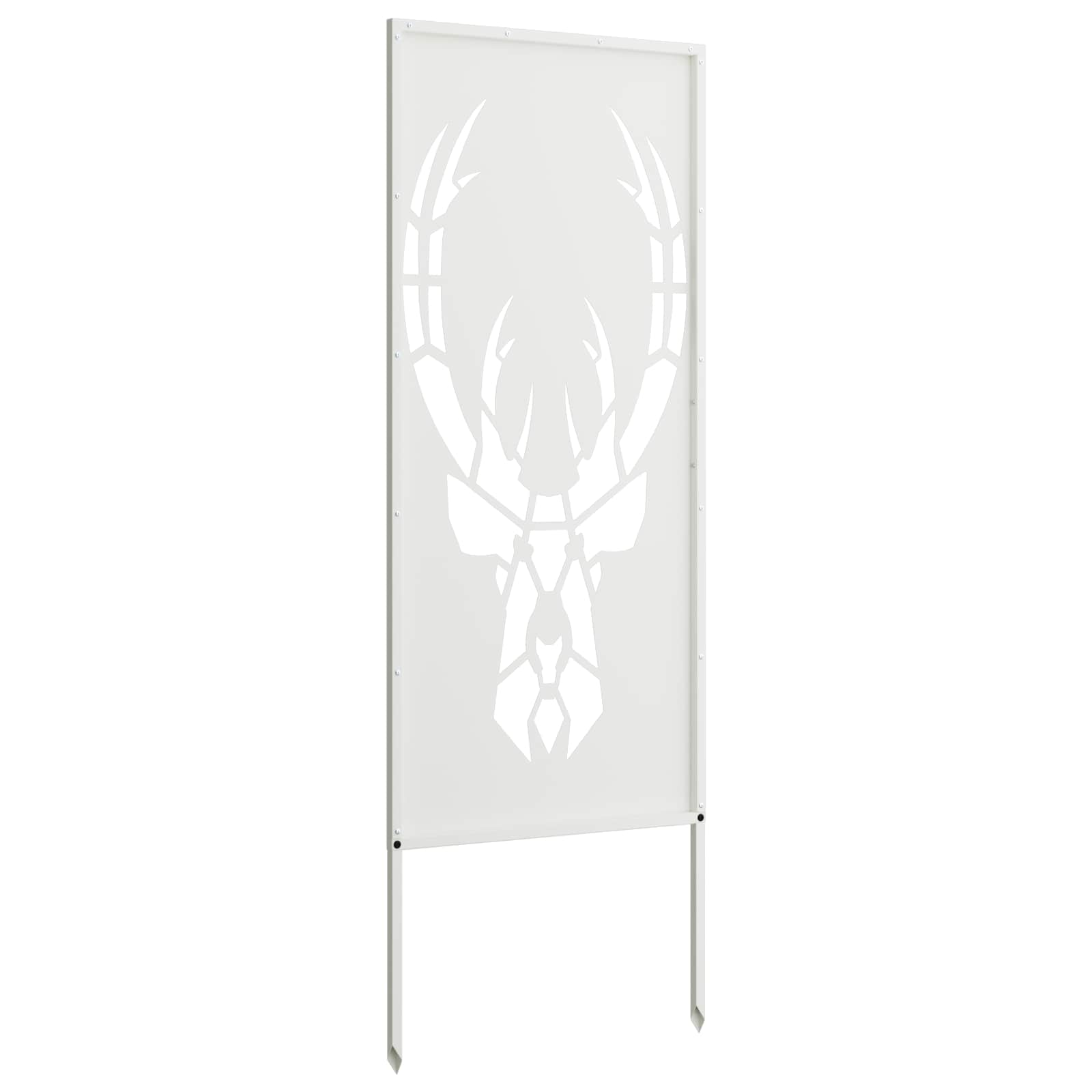 Schermo per privacy in giardino Bianco 50 x 140 cm