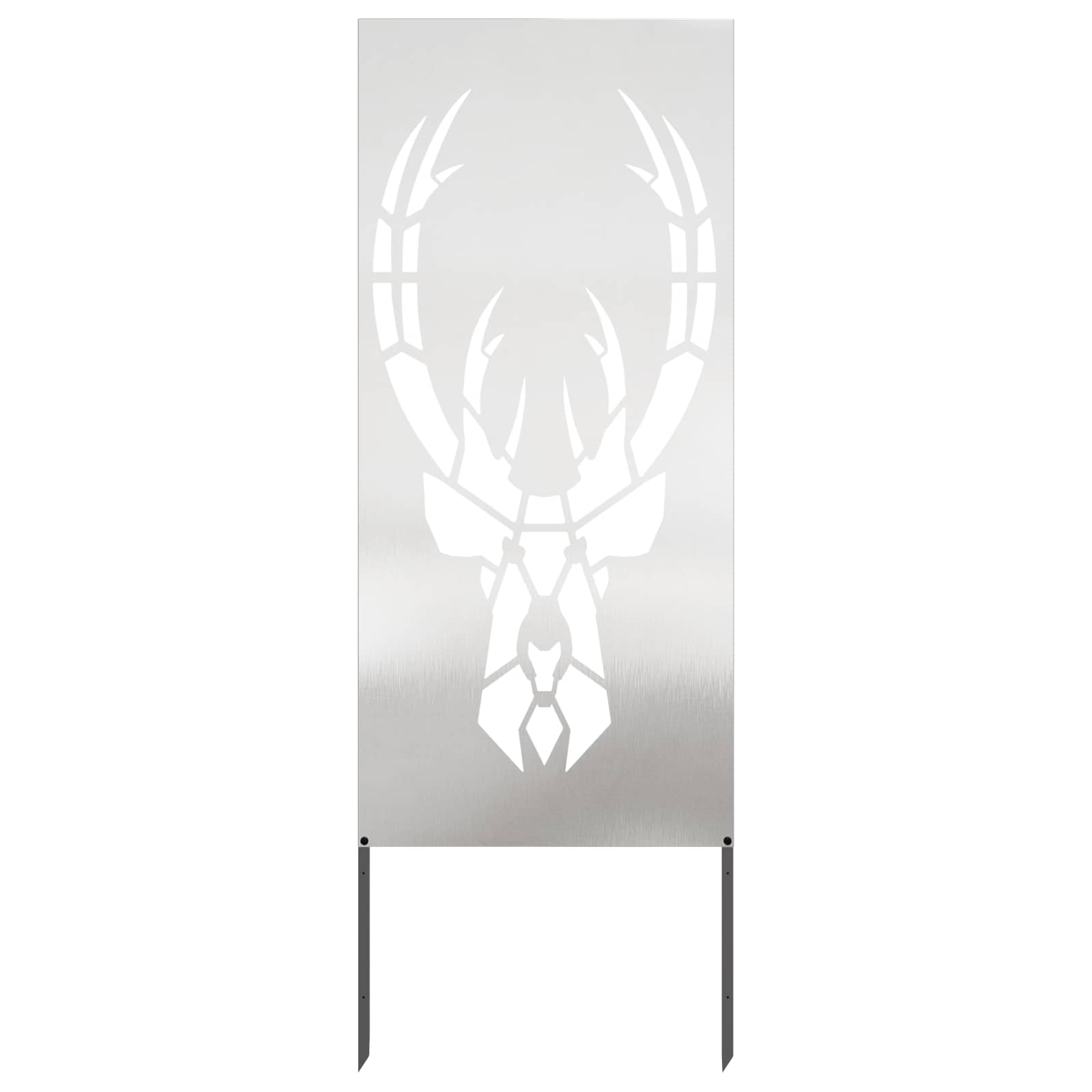 Schermo per privacy in giardino Argento 50 x 140 cm