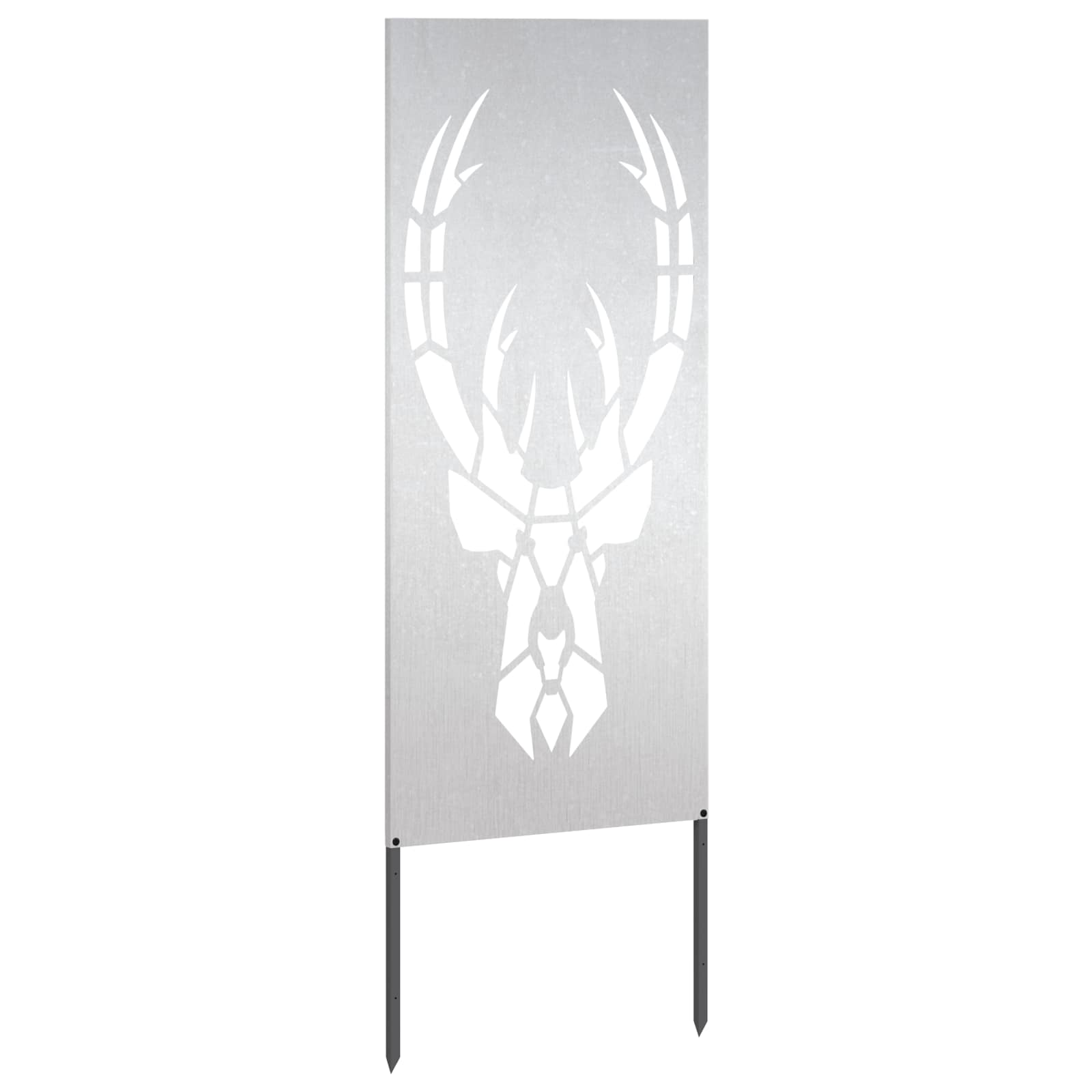 Schermo per privacy in giardino Argento 50 x 140 cm