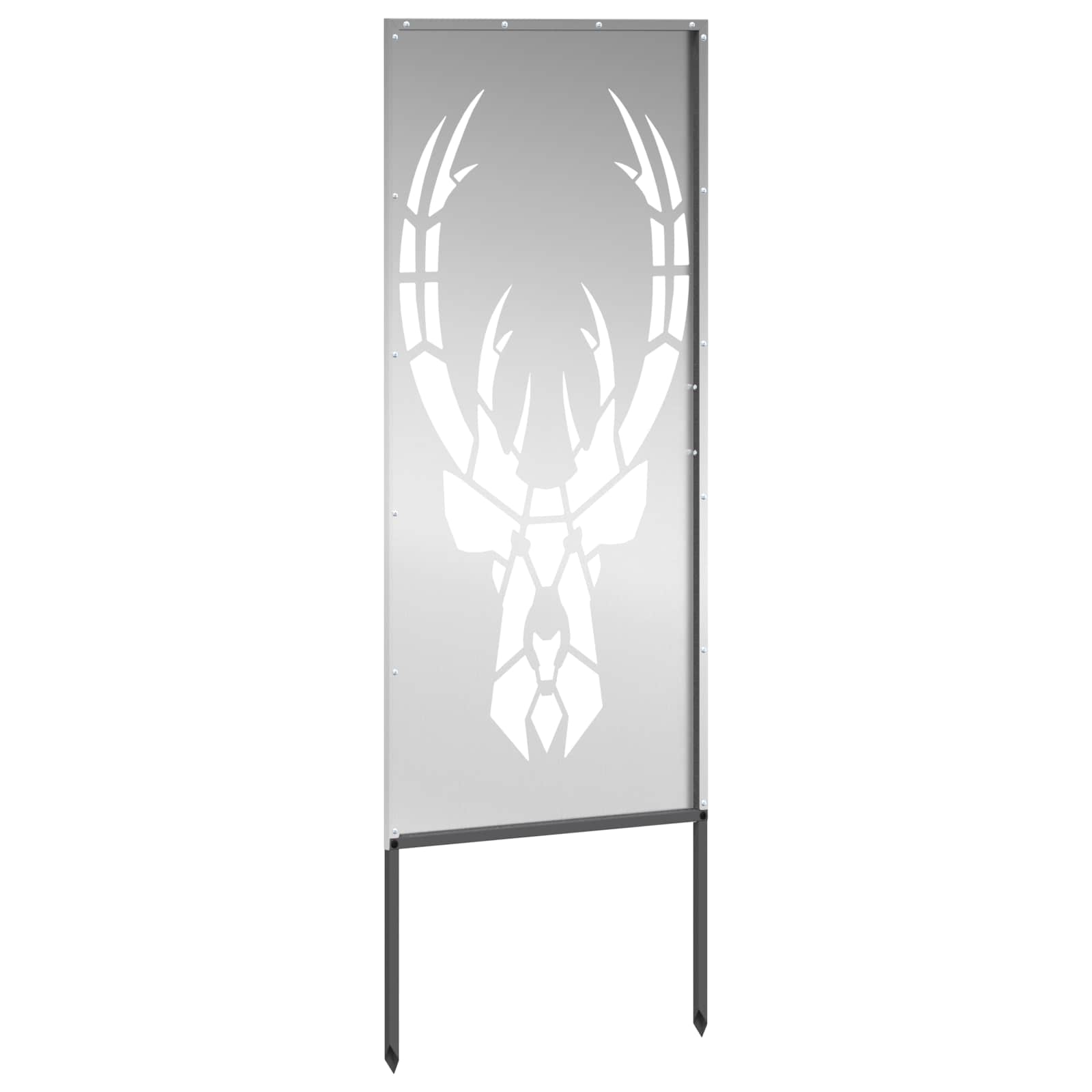 Schermo per privacy in giardino Argento 50 x 140 cm