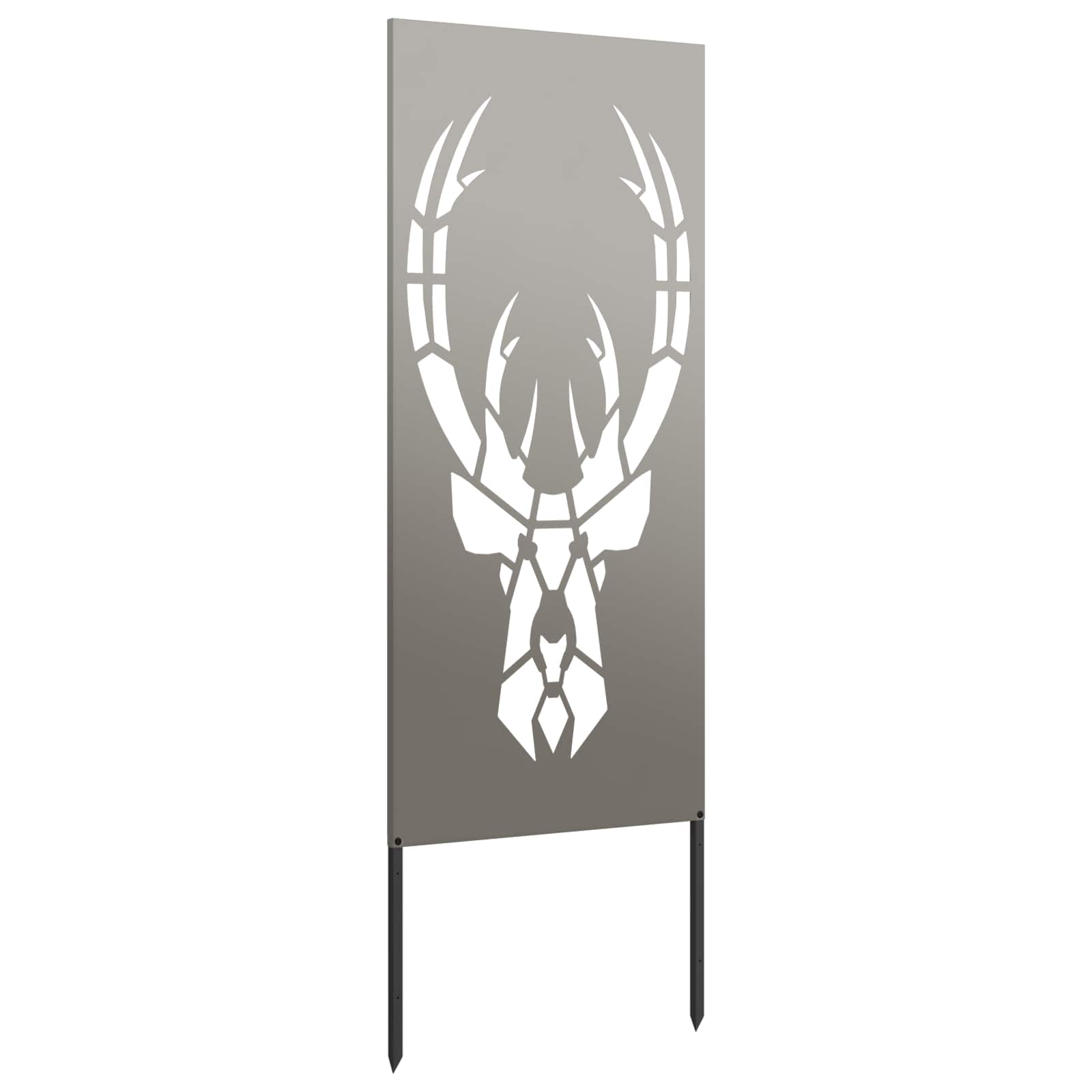 Schermo per privacy in giardino Ruggine 50 x 140 cm