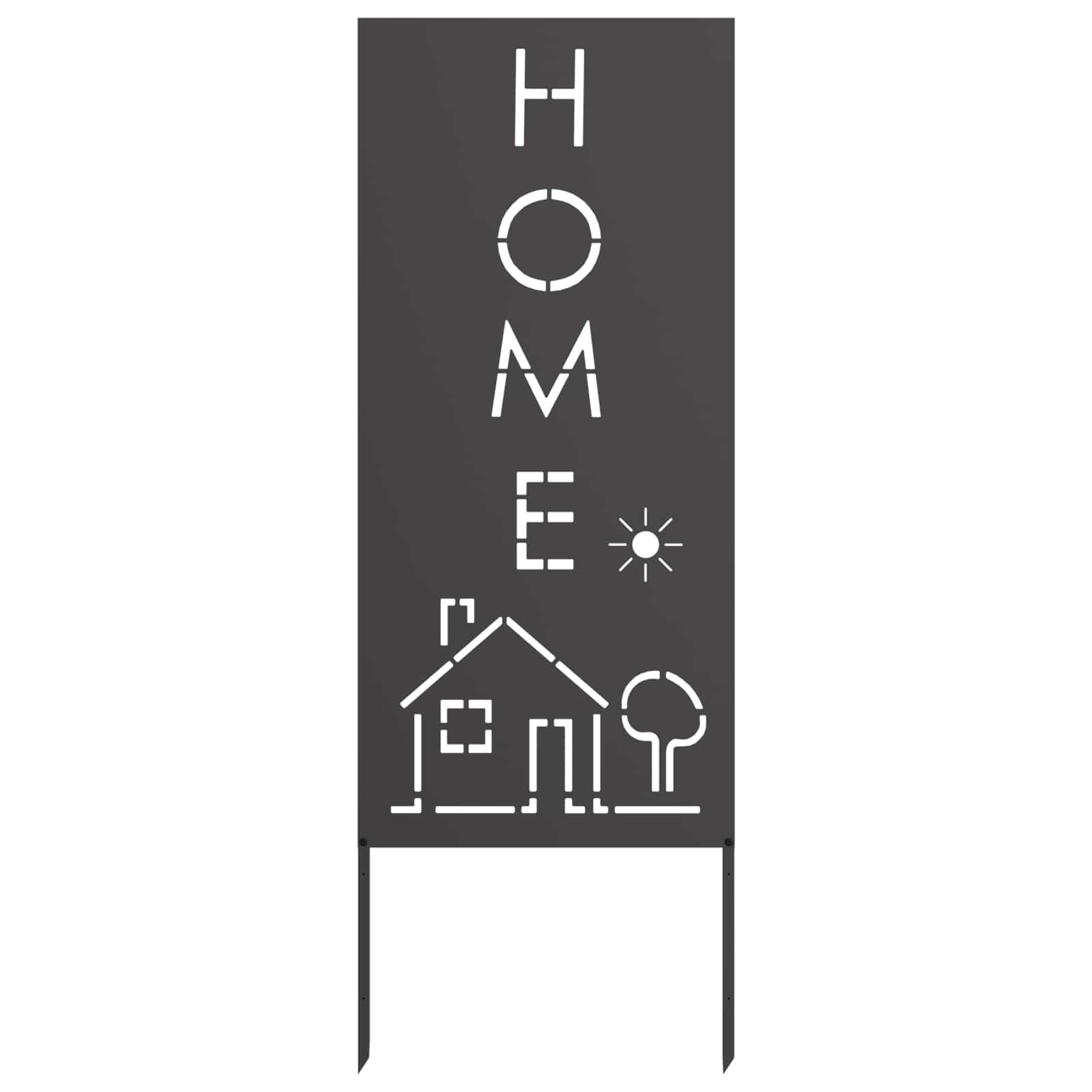 Schermo per privacy in giardino Traforo Nero 50 x 140 cm